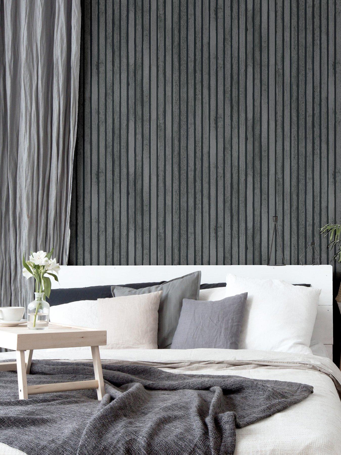 arthouse-arthouse-wood-slats-charcoal-grey-wallpaperdetail