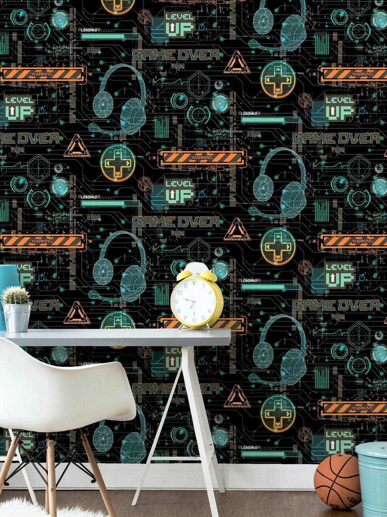undefined Gamer Multicoloured Wallpaper