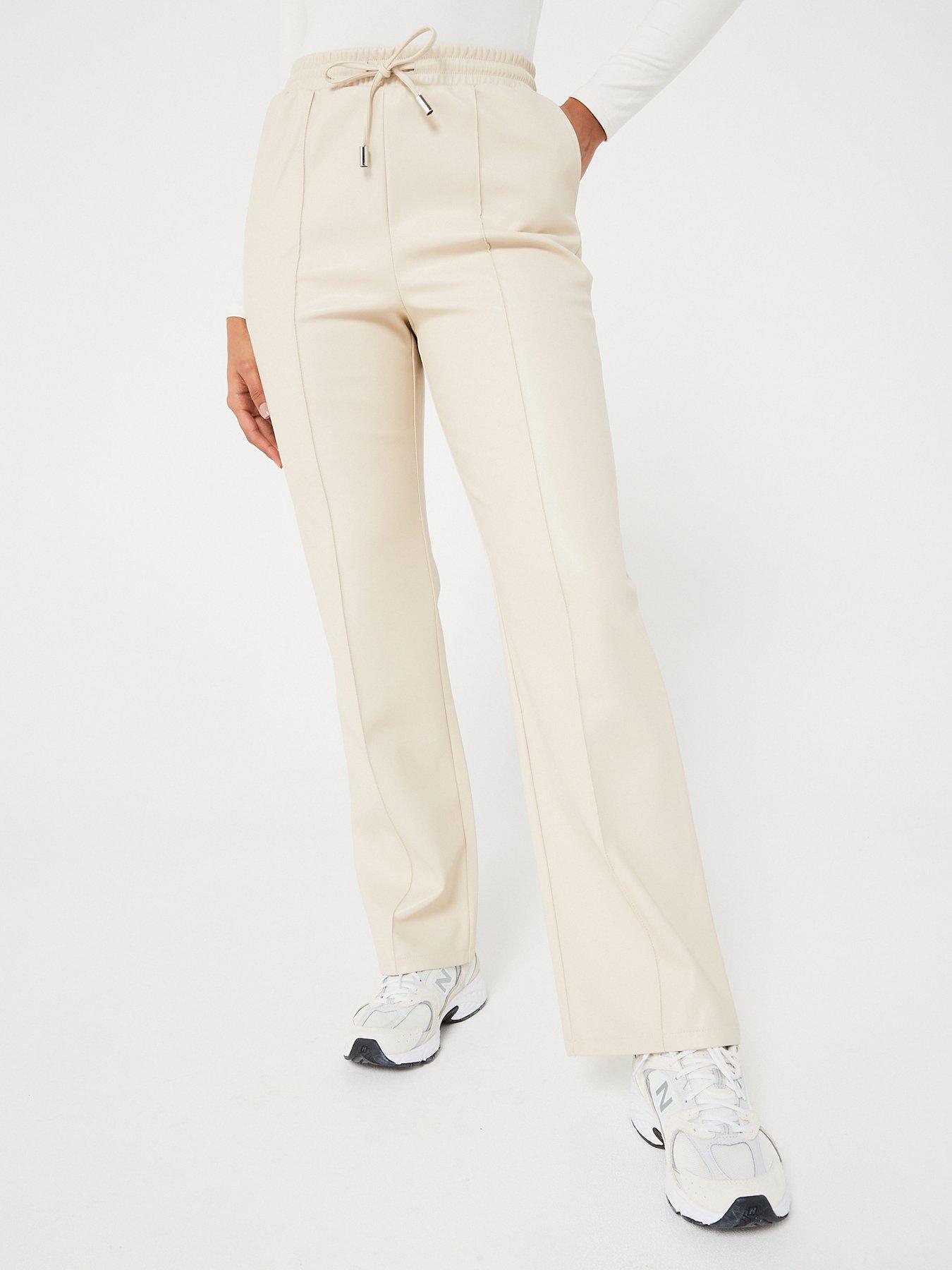 Stretch Wide Leg Trousers | Trousers & Leggings | The White Company UK