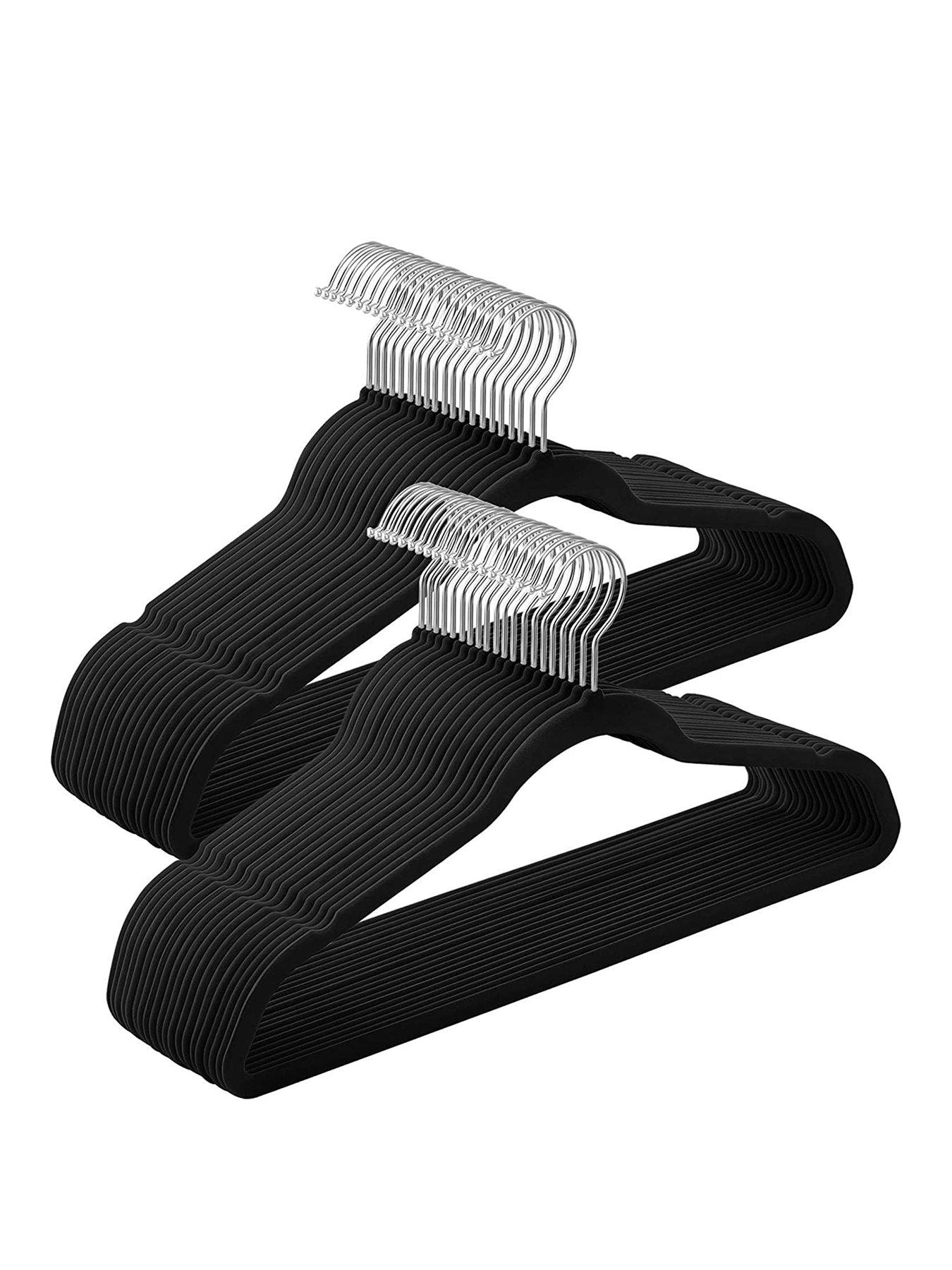 Image 1 of 7 of Addis Velvet Clothes Hangers &ndash; Pack of 50