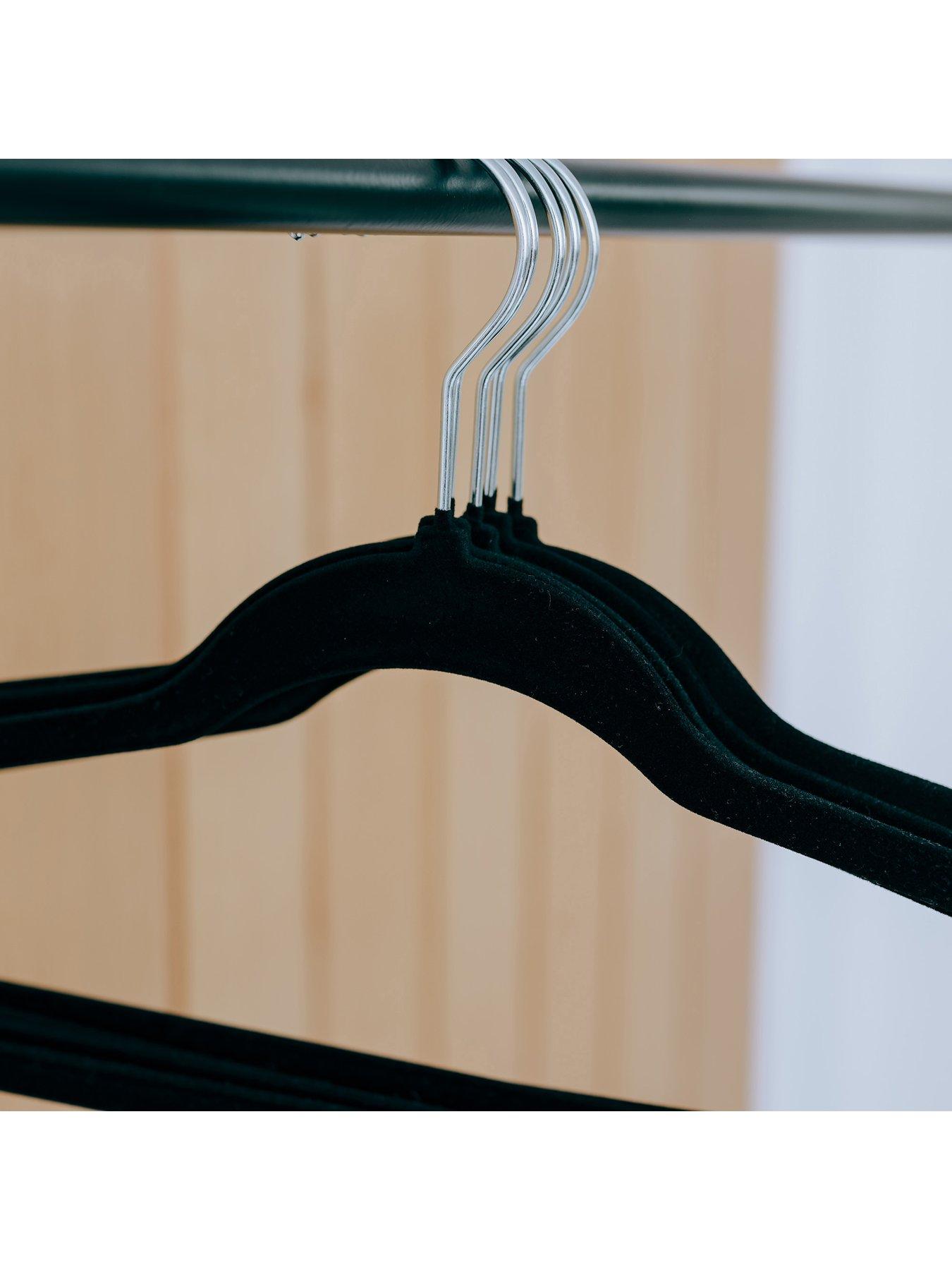 Image 6 of 7 of Addis Velvet Clothes Hangers &ndash; Pack of 50