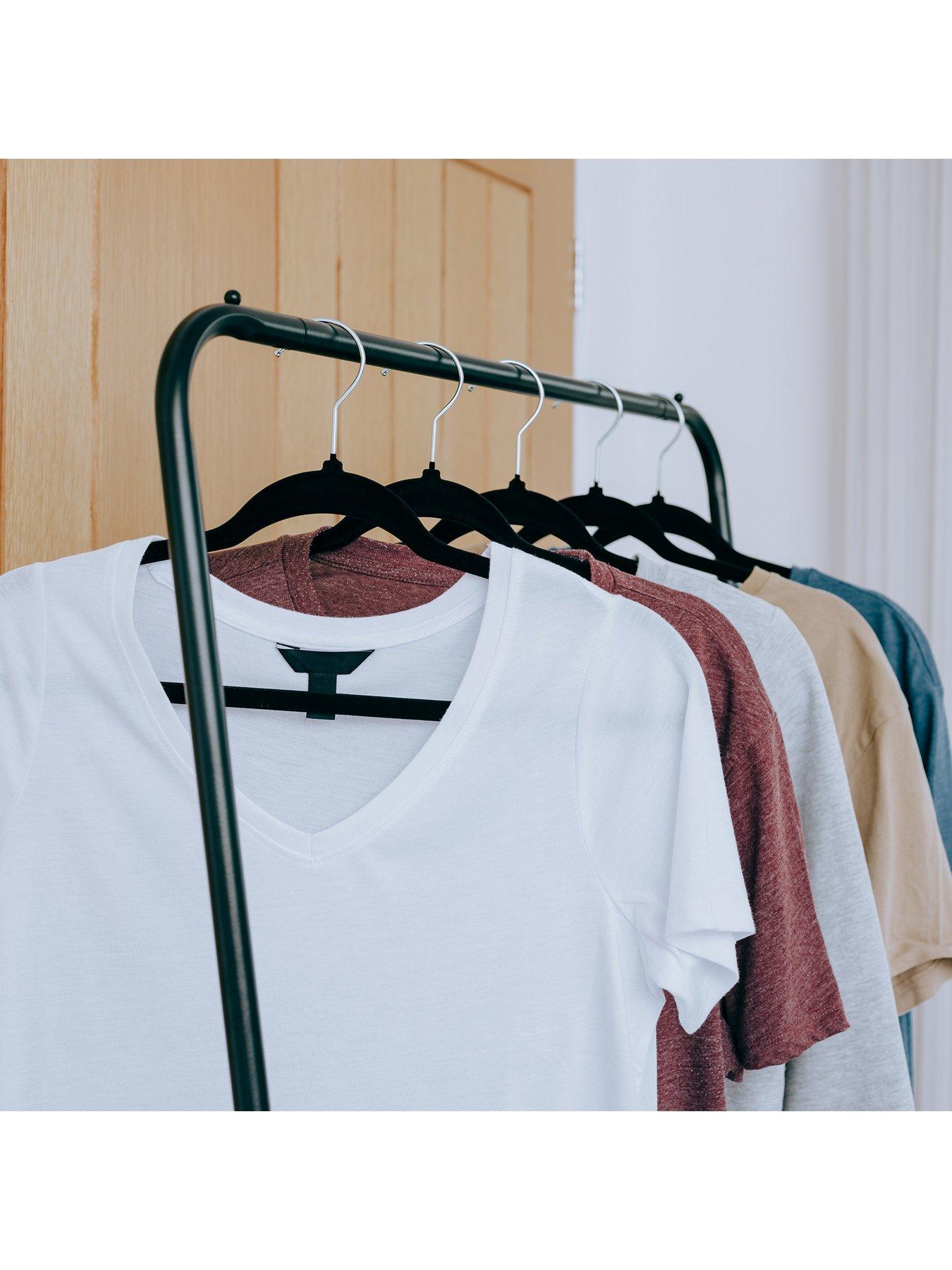 Image 7 of 7 of Addis Velvet Clothes Hangers &ndash; Pack of 50