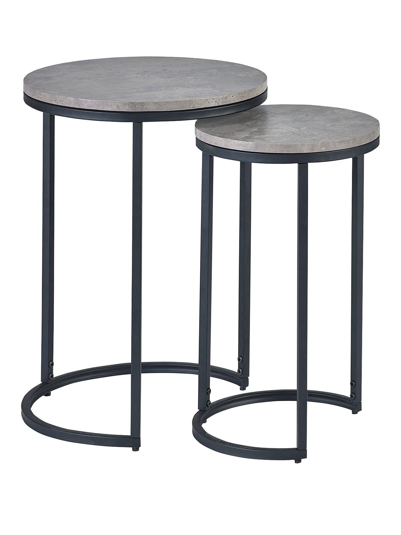 Image 2 of 2 of Julian Bowen Staten Round Nesting Side Tables