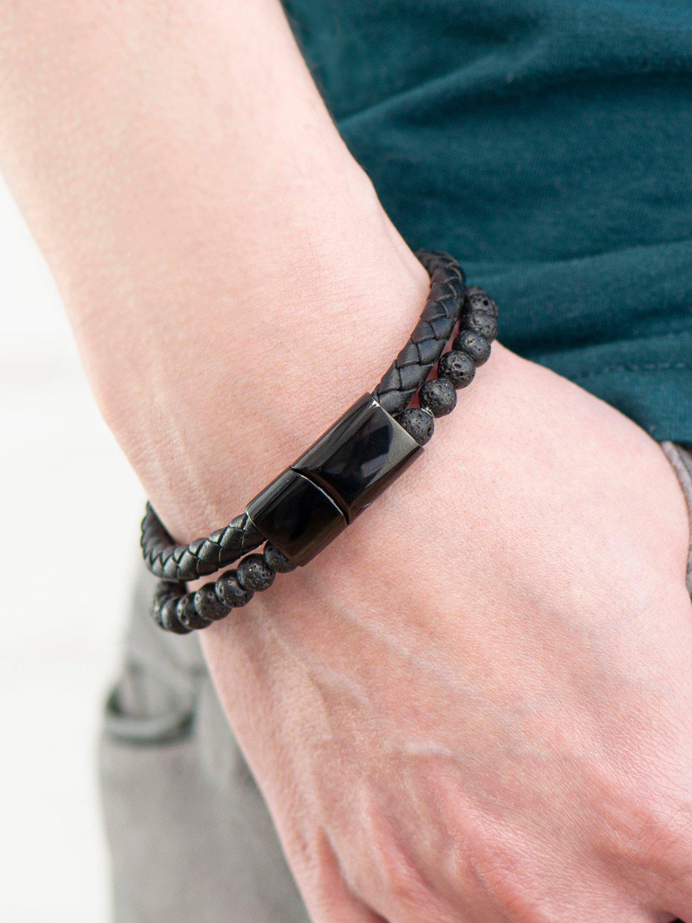 treat-republic-personalised-mens-woven-duo-black-braceletback