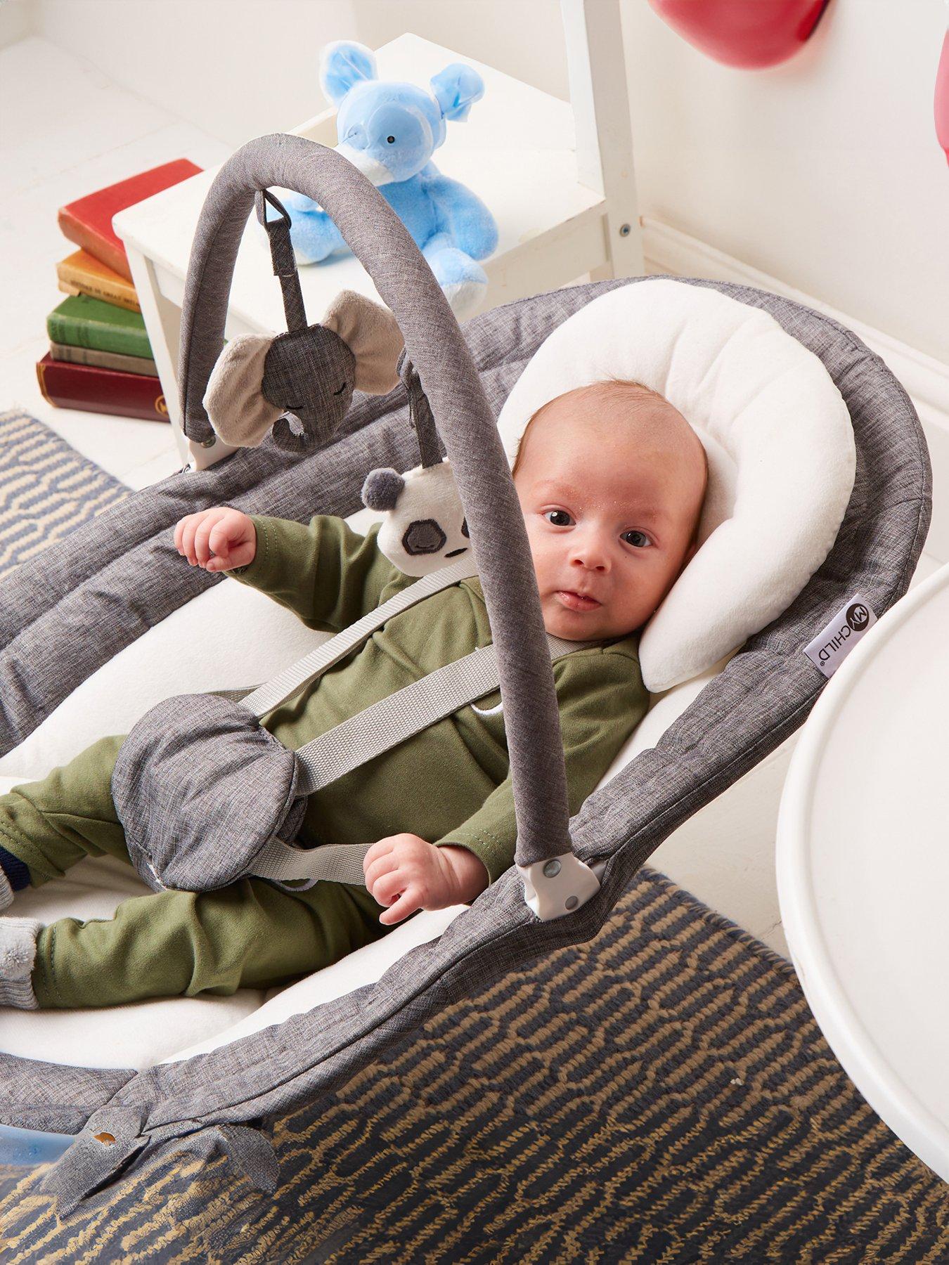 undefined Drift Baby Rocker Seat- Grey/Cream