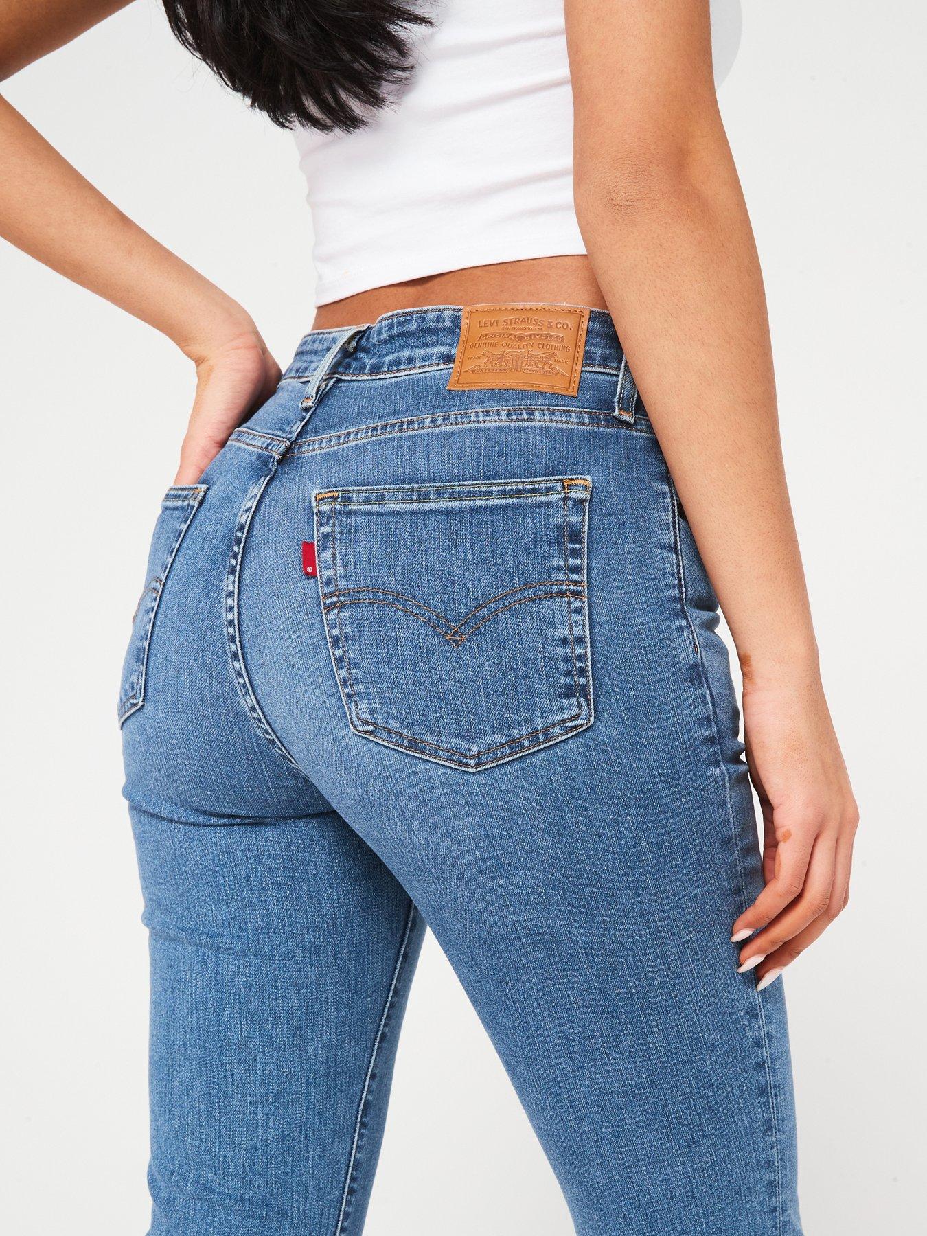 Image 4 of 4 of Levi's 726 High-rise Flare Jeans - Blue Wave Mid