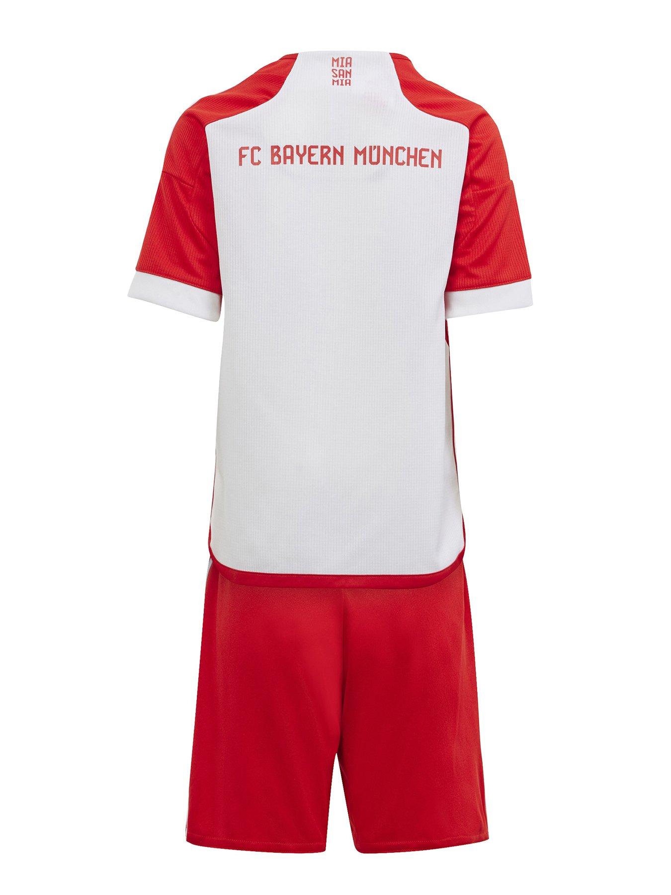 adidas Bayern Mini Kit 23 24 Home Full Kit Red Very Ireland