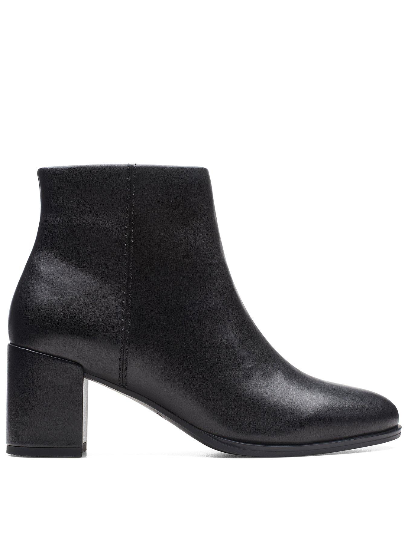 Clarks wide fit clearance boots ladies