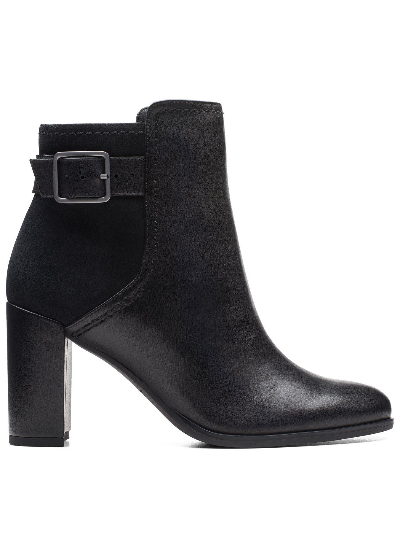 Clarks buckle boots sale