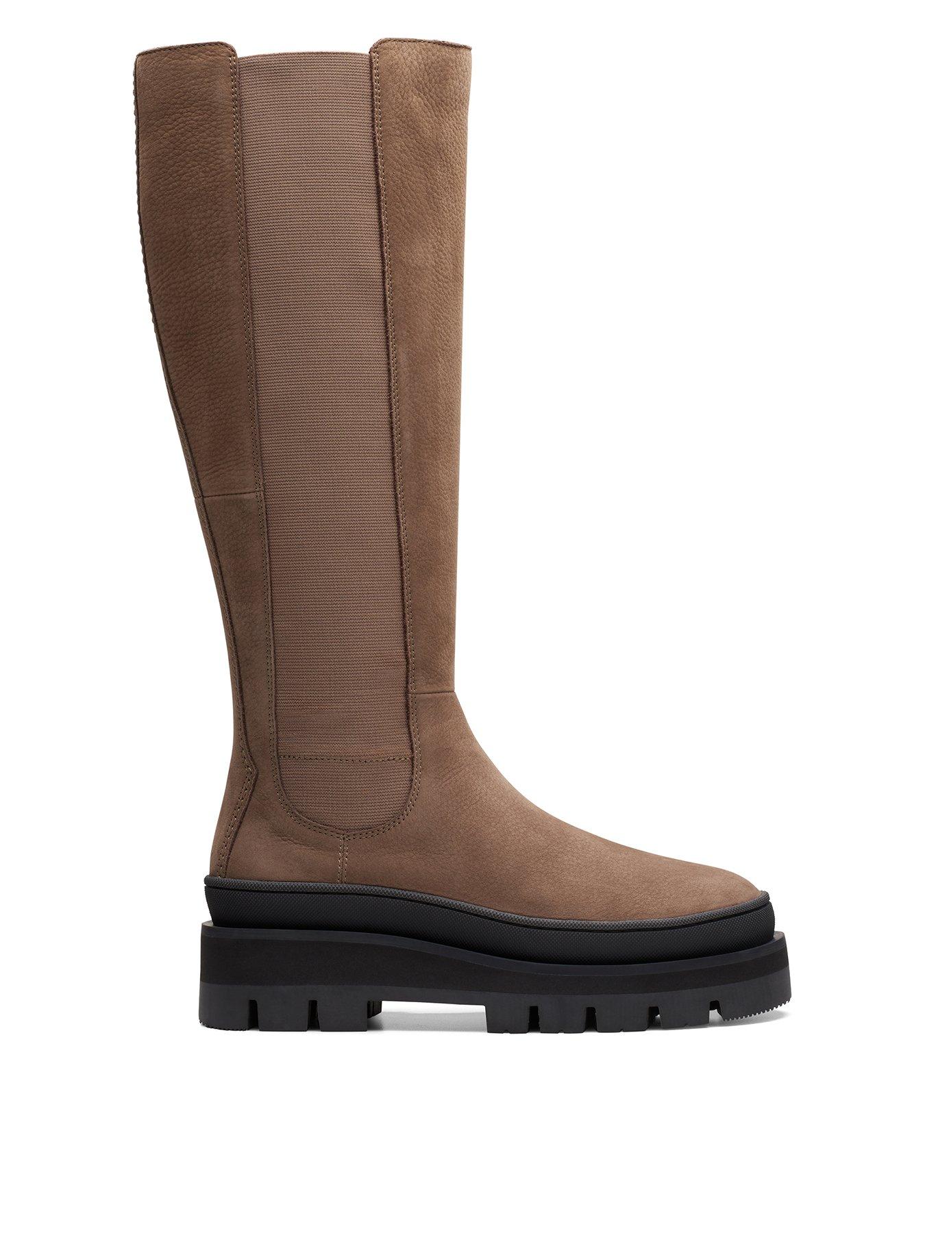 Clarks knee high boots ireland new arrivals