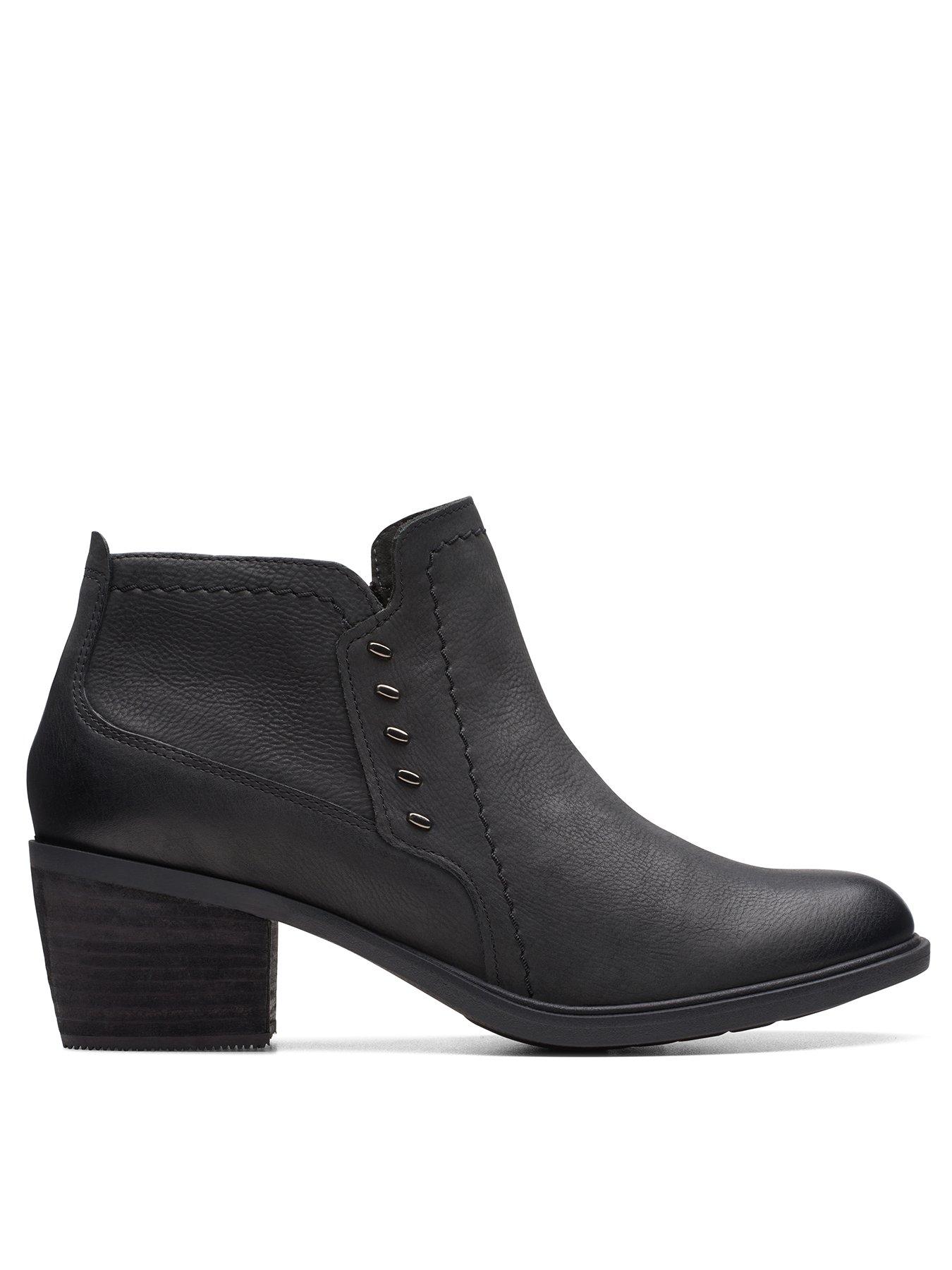 Clarks Clarks Neva Lo Boots Black Leather Very Ireland