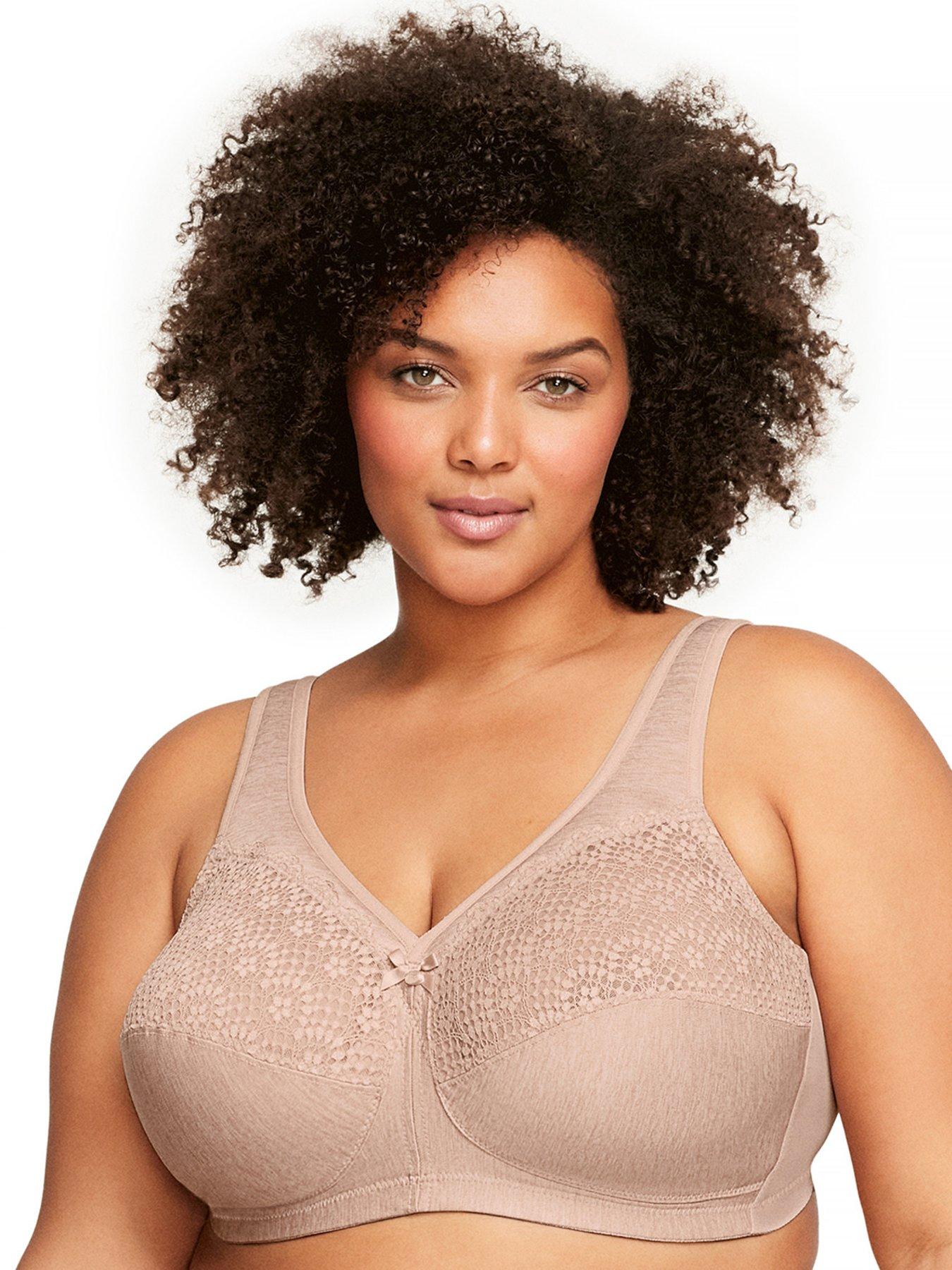 Image 1 of 5 of Glamorise Magiclift Non Wire Moisture Control Bra - Beige