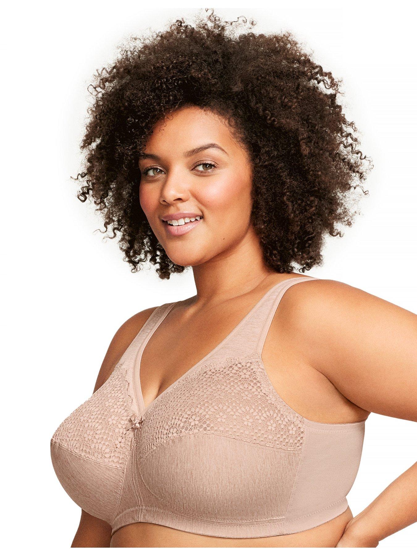 Image 3 of 5 of Glamorise Magiclift Non Wire Moisture Control Bra - Beige
