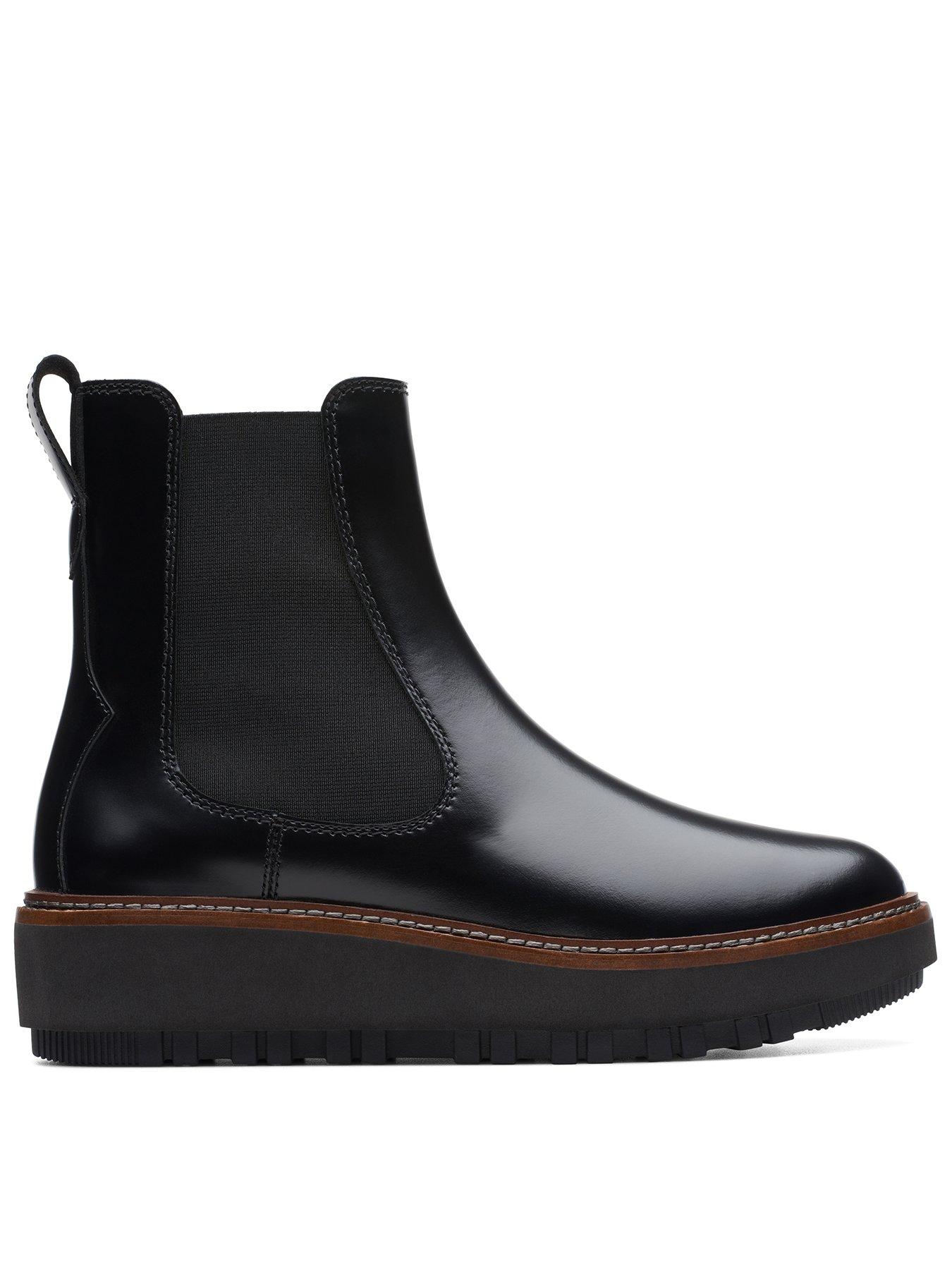 Clarks on sale platform boots