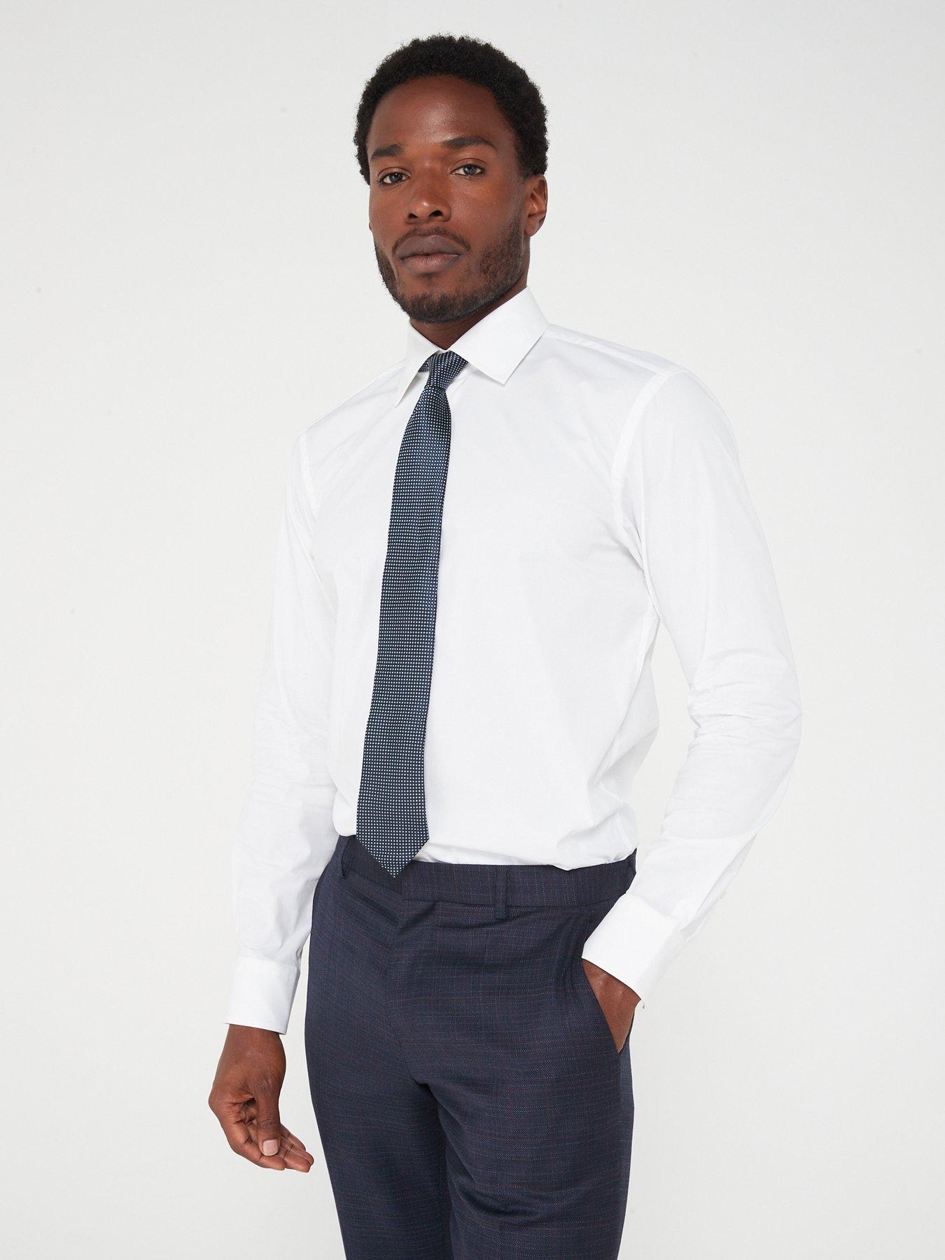 Image 1 of 4 of BOSS Joe Kent Regular Fit Shirt - White