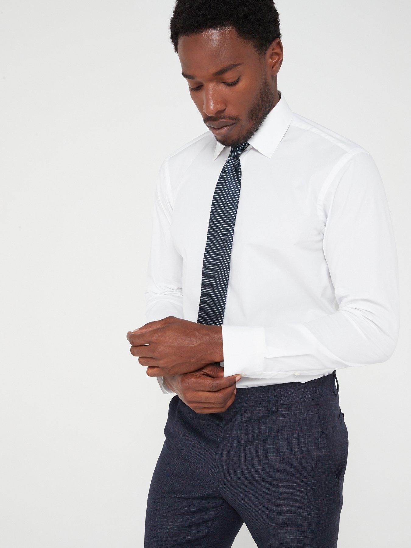 Image 4 of 4 of BOSS Joe Kent Regular Fit Shirt - White