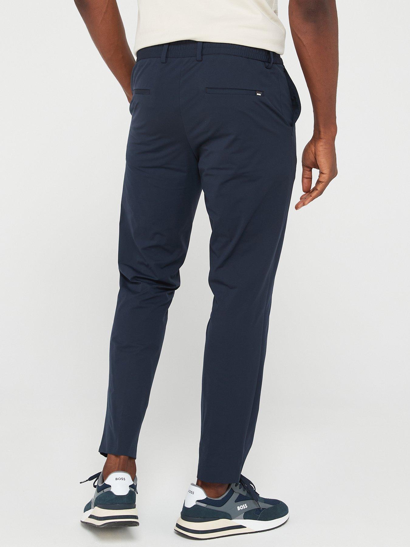 Image 2 of 6 of BOSS P Genius Slim Fit Suit Trousers - Dark Blue