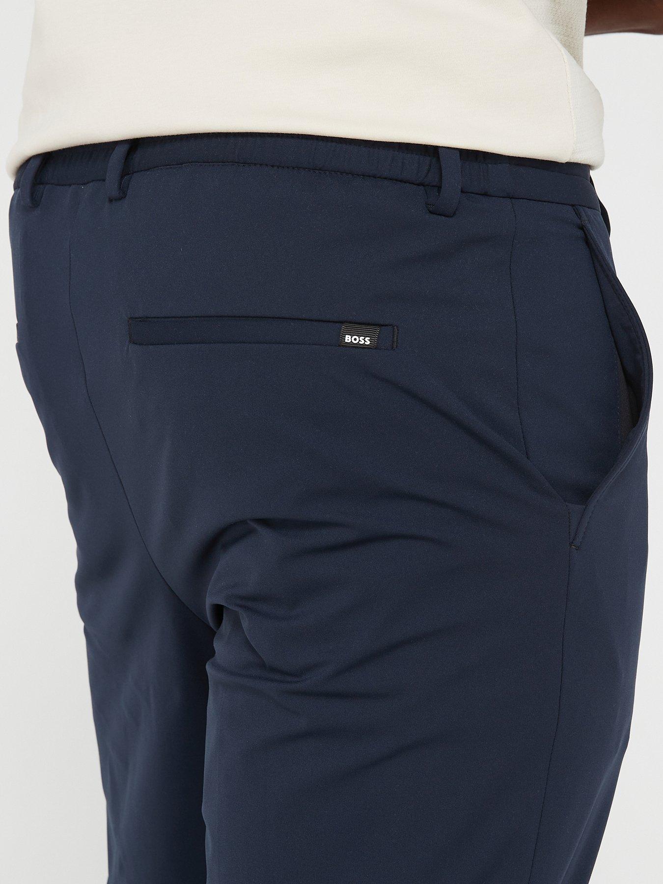 Image 4 of 6 of BOSS P Genius Slim Fit Suit Trousers - Dark Blue