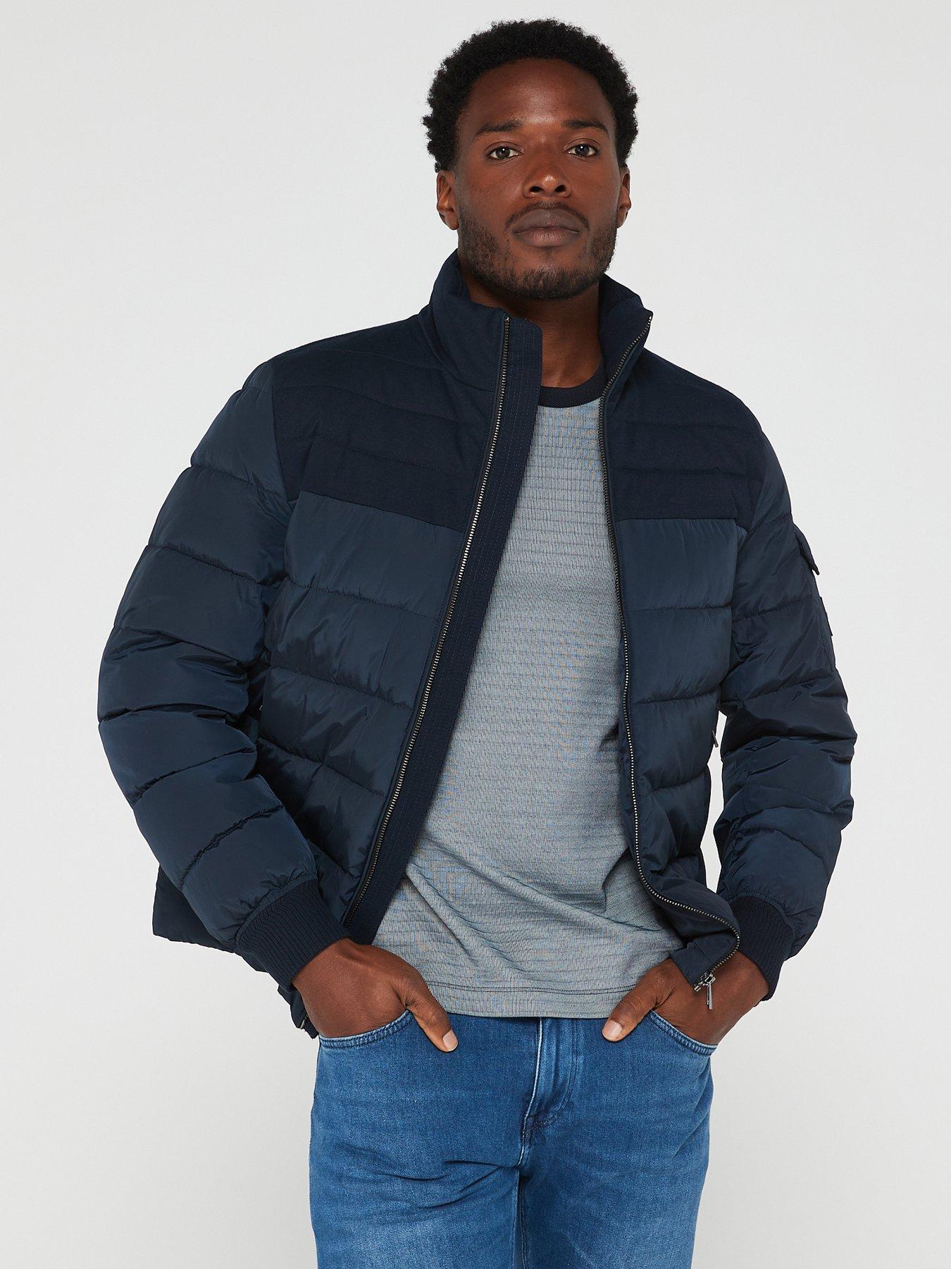 Navy blue store padded jacket