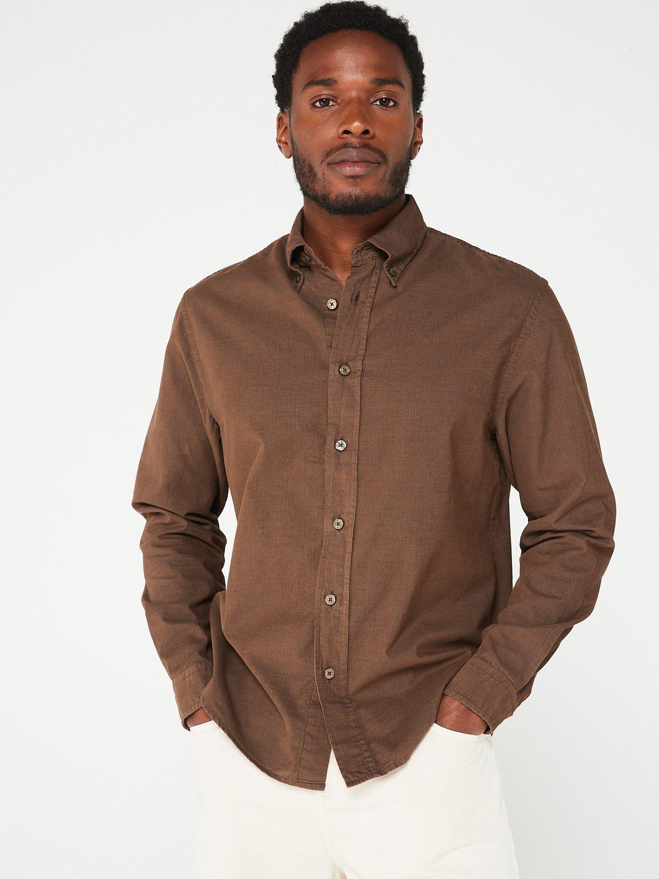 boss-own-long-sleeve-relaxed-shirt-khaki