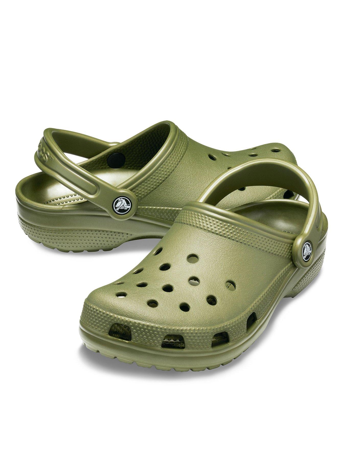 Green 2025 crocs women