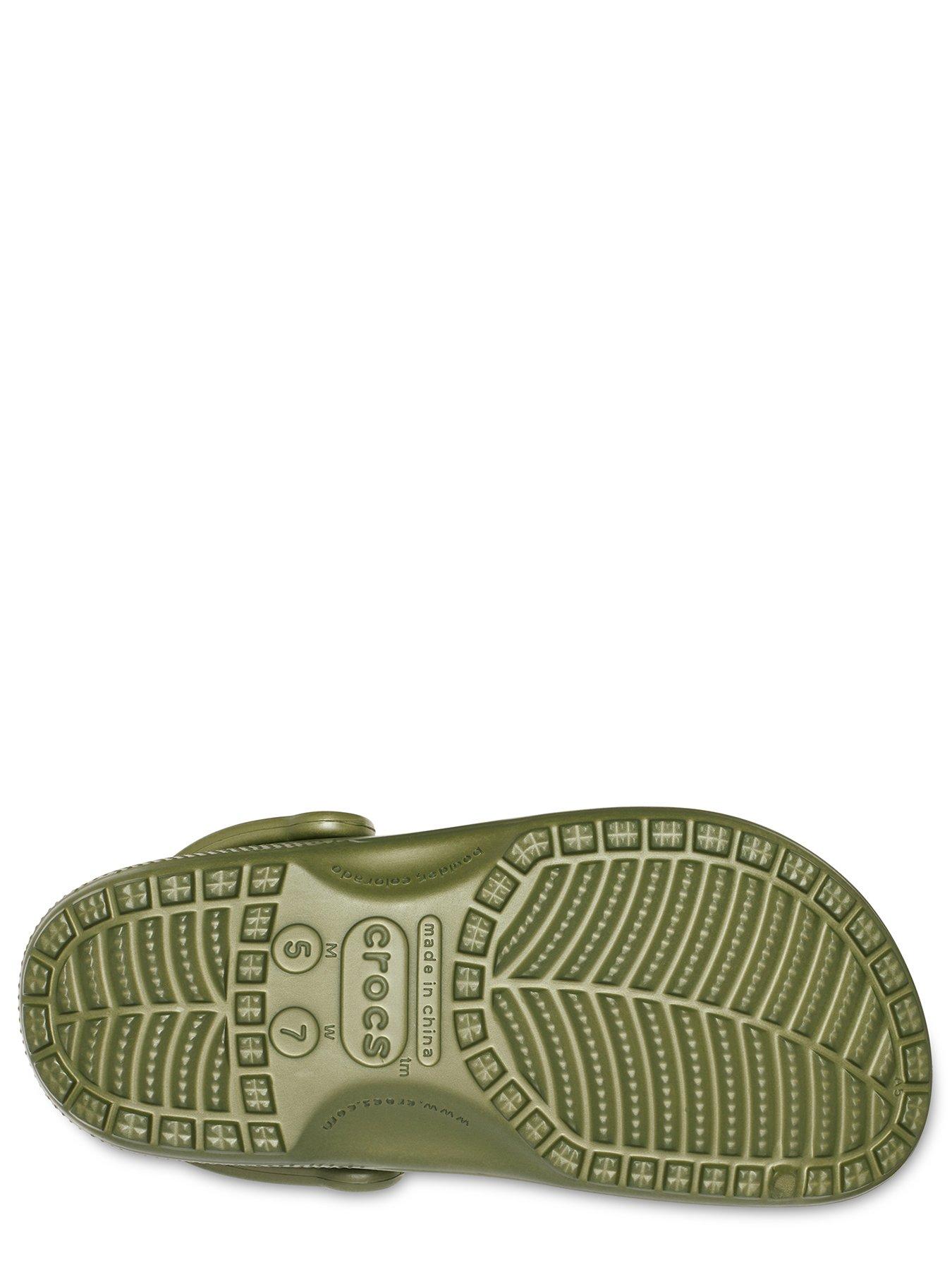 Olive green mens discount crocs