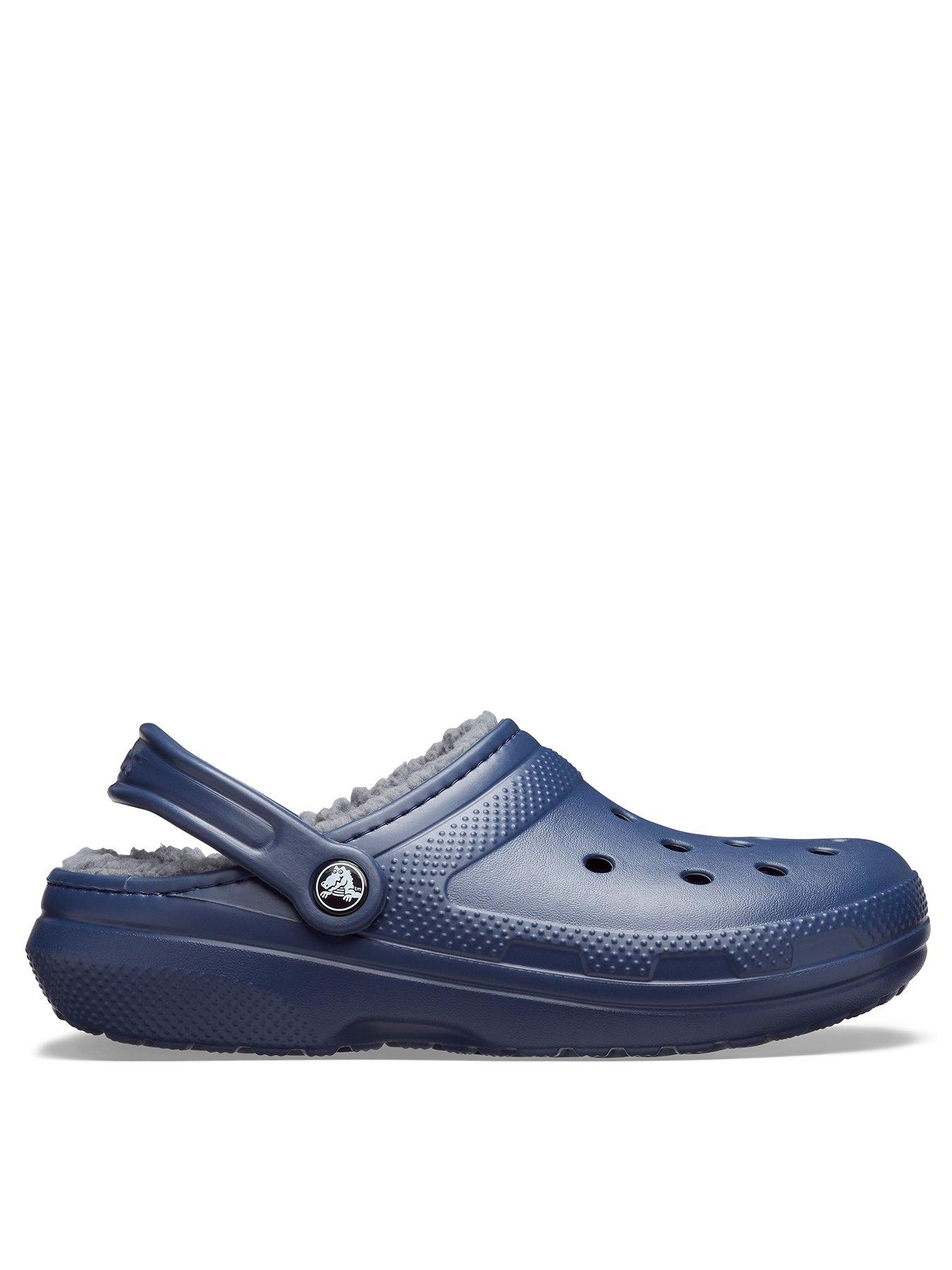 undefined Crocs Men's Classic Lined Clog - Navy