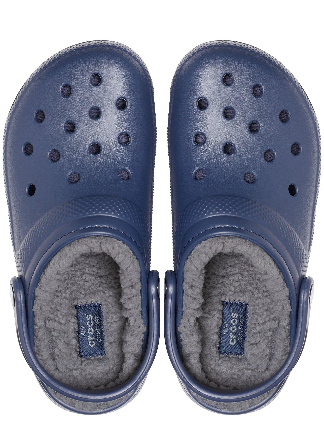 Image 4 of 6 of Crocs Crocs Men's Classic Lined Clog - Navy