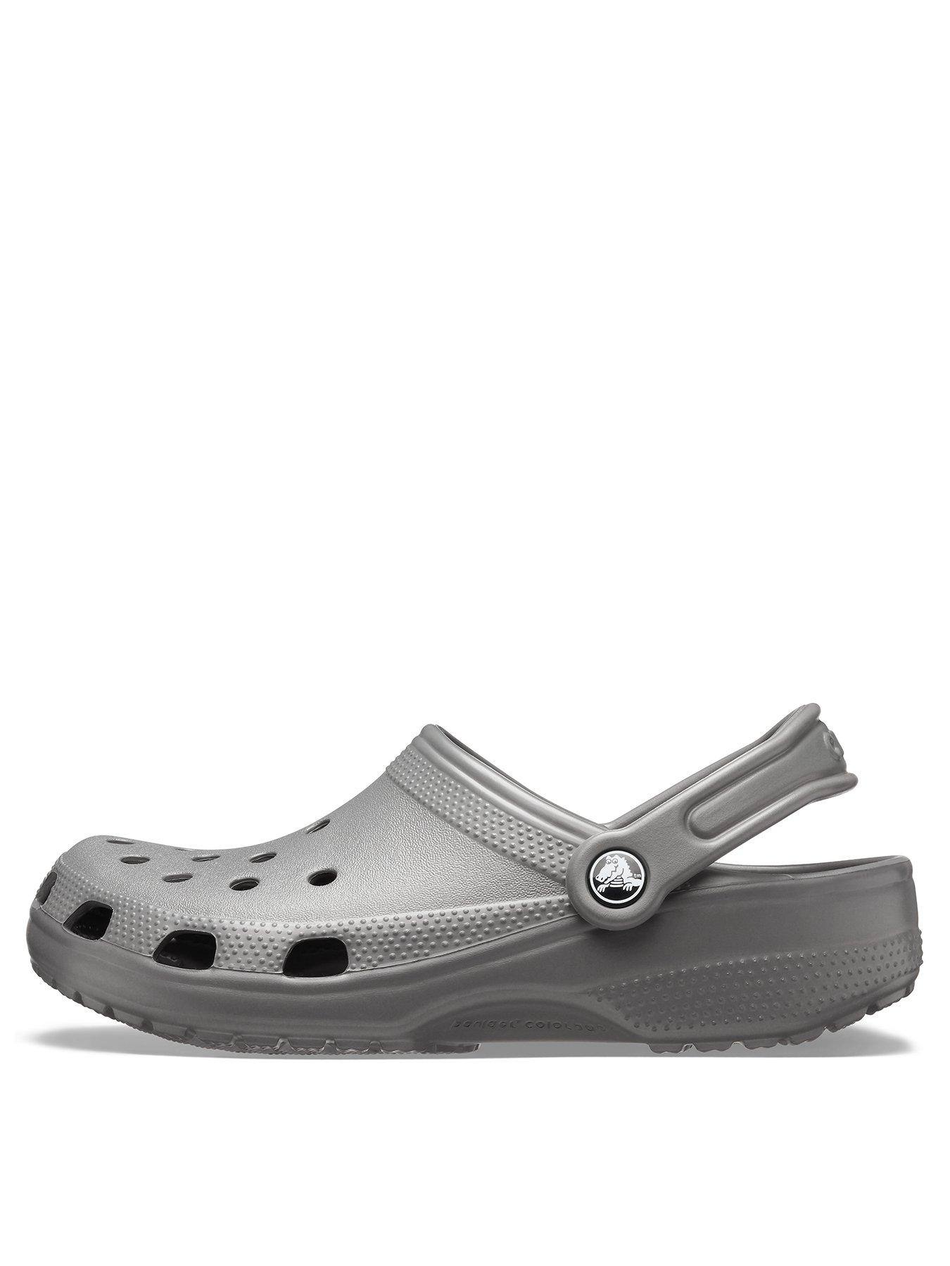 Image 1 of 6 of Crocs Mens Classic Heel Strap Clog Sandals - Slate Grey