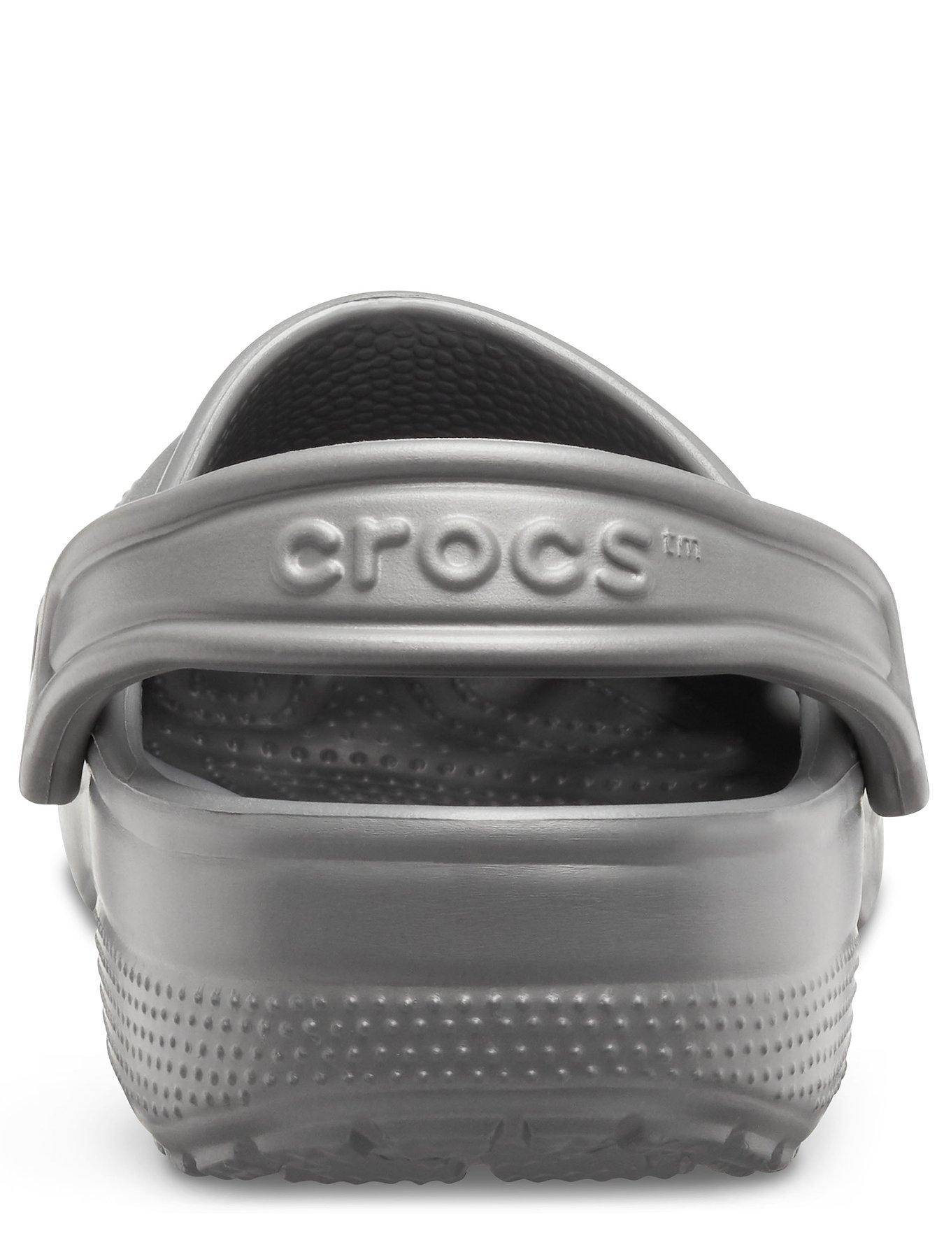 Image 2 of 6 of Crocs Mens Classic Heel Strap Clog Sandals - Slate Grey