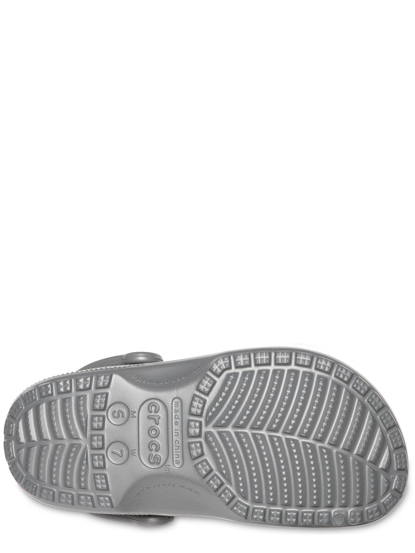 Image 5 of 6 of Crocs Mens Classic Heel Strap Clog Sandals - Slate Grey