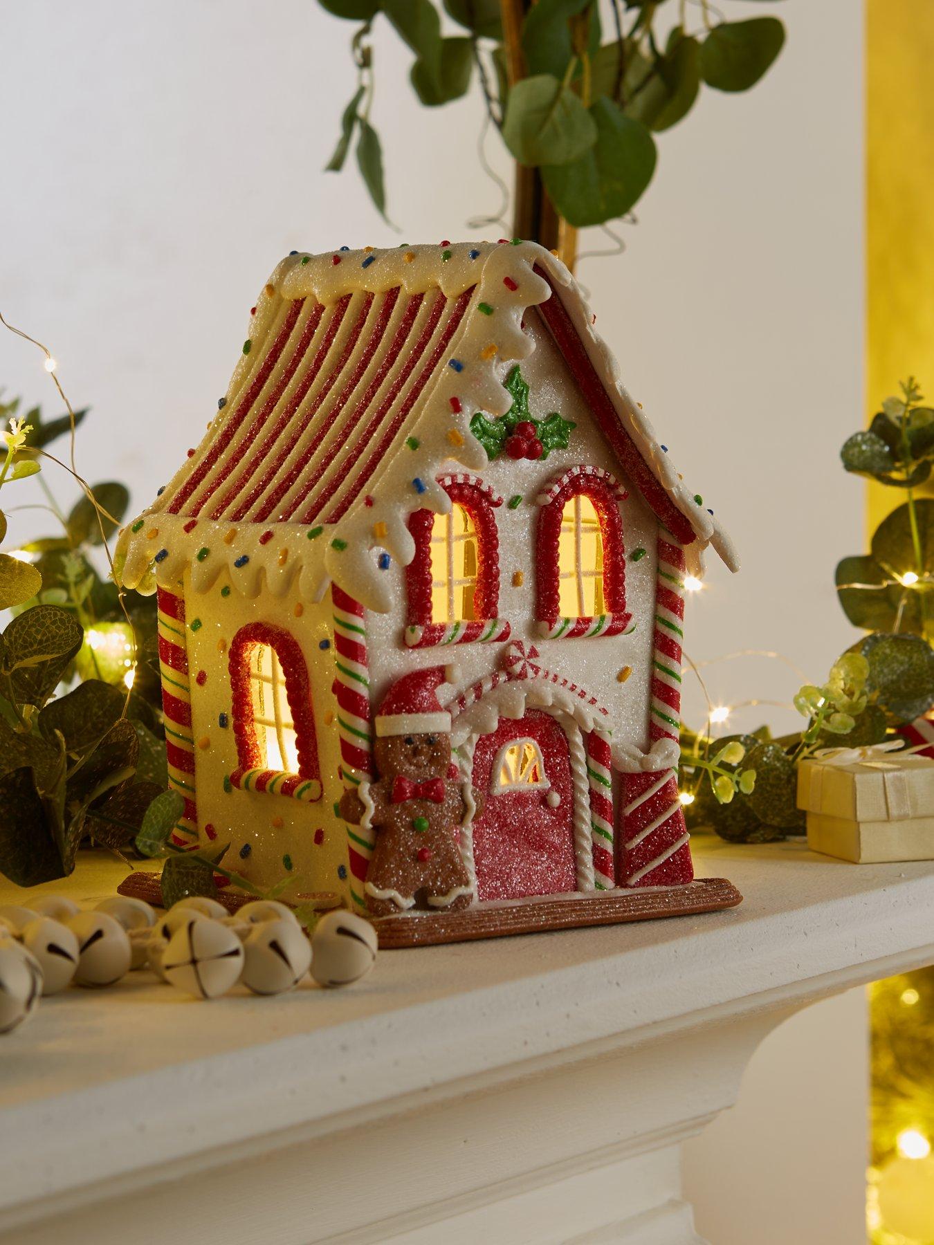 Three Kings Gingerbread House Christmas Decoration - 20 x 14 cm