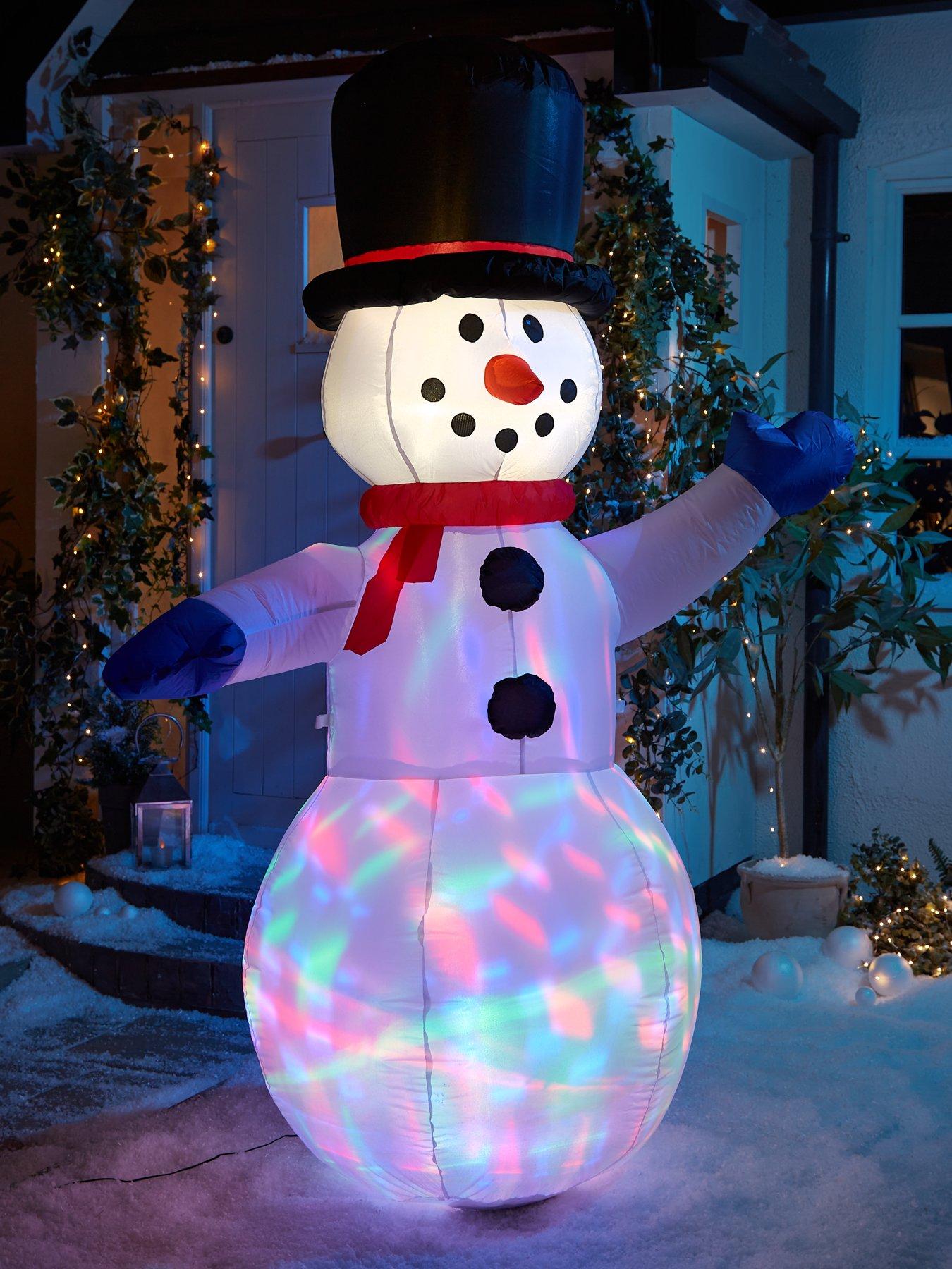 Three Kings Inflatable Snowman Outdoor Christmas Light - 120 cm | Very ...