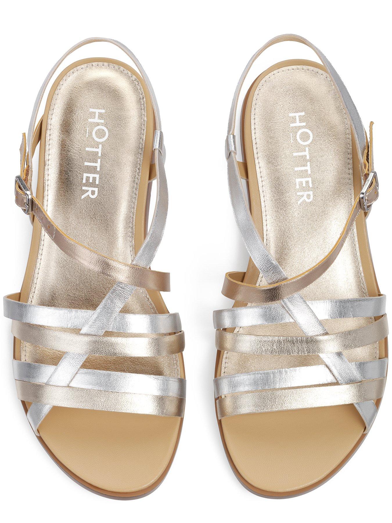 Hotter discount silver sandals