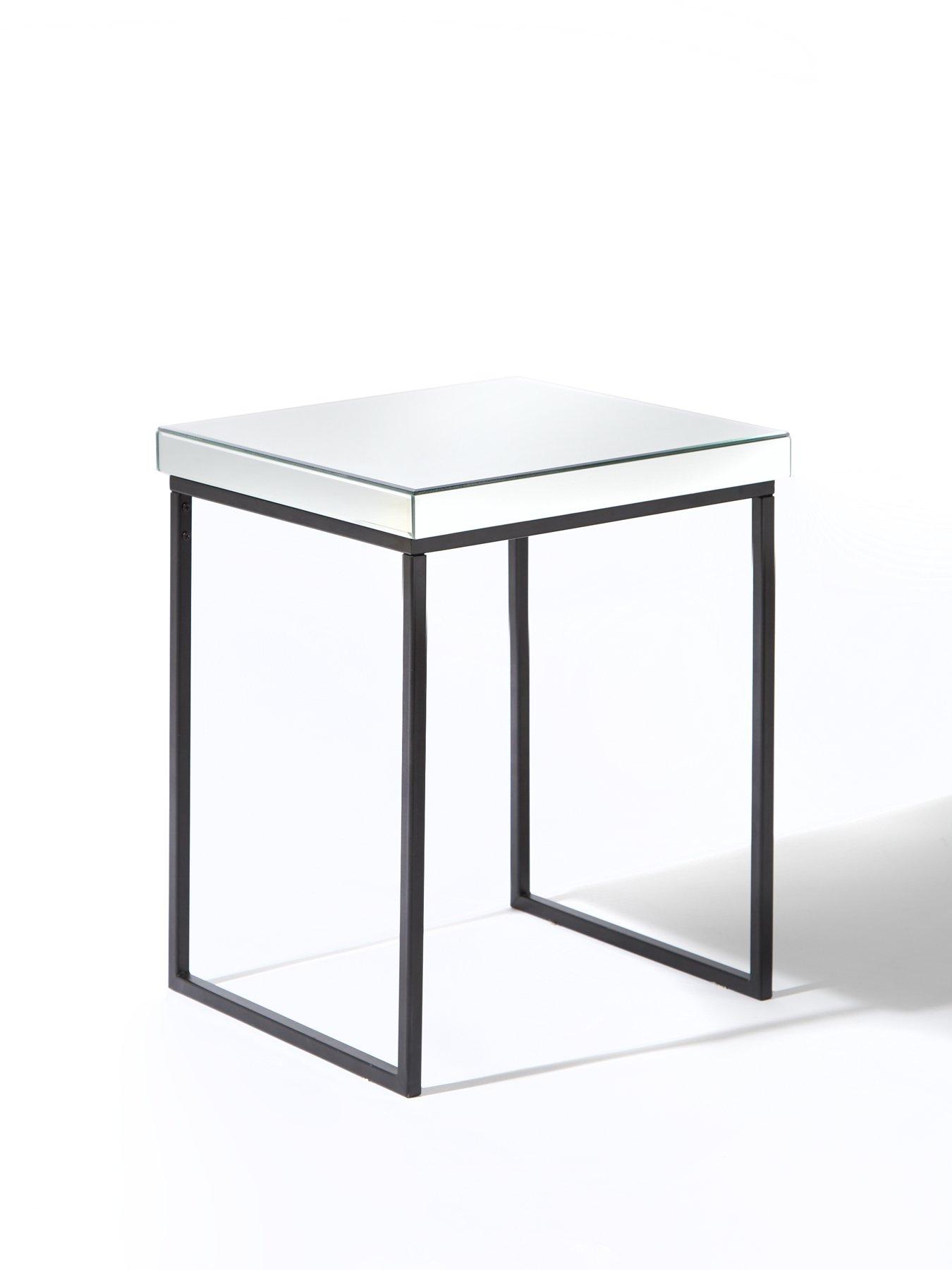 very-home-anya-mirrored-side-tableback