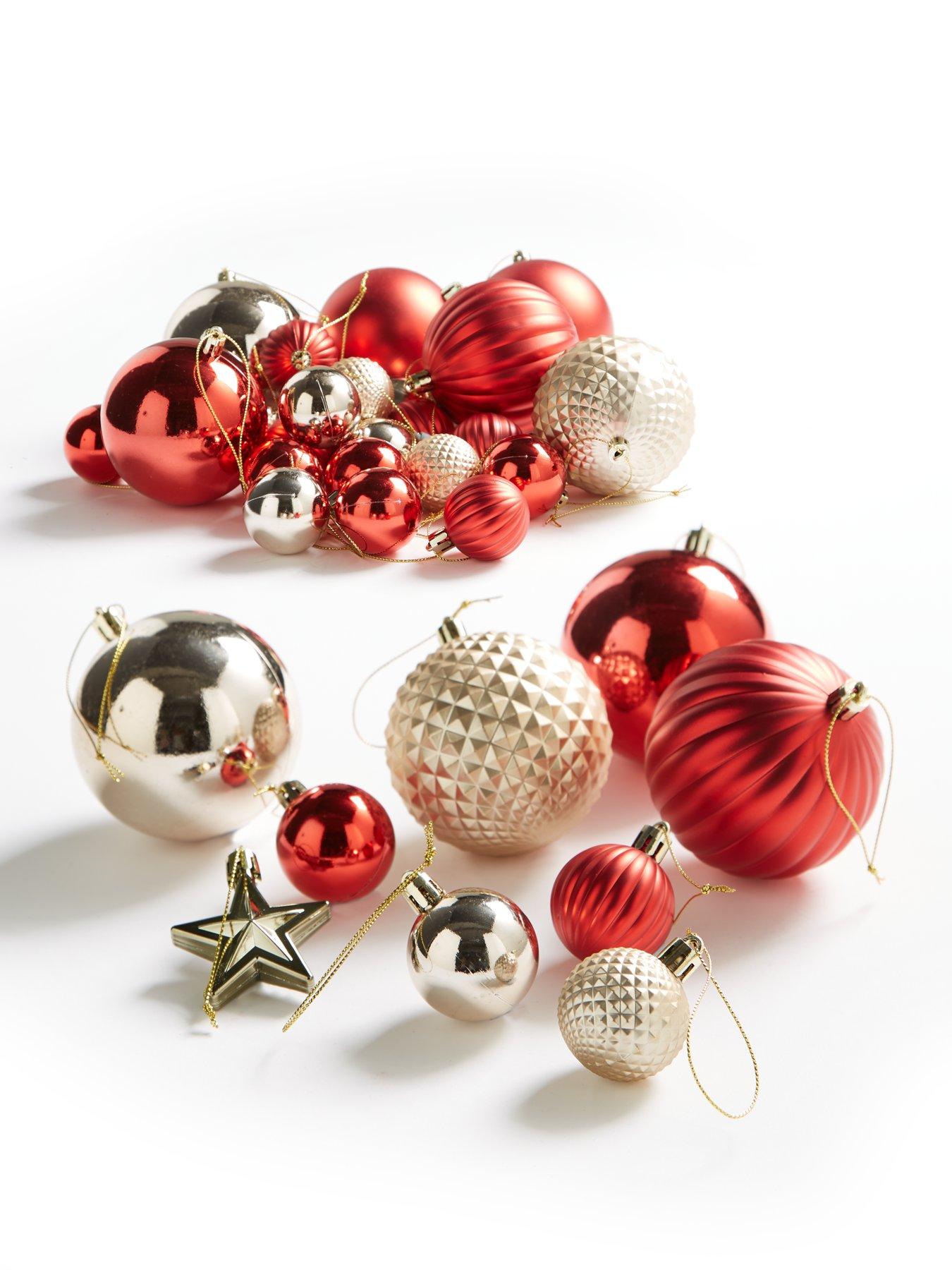 very-home-pack-of-50nbspchristmas-tree-baubles-redgoldstillFront