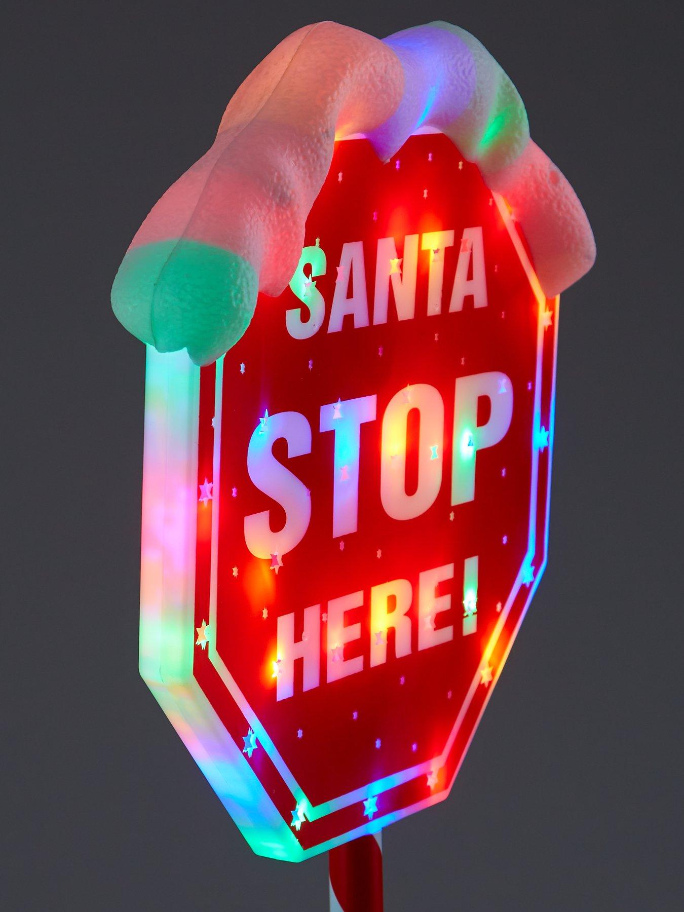 110nbspcm-santa-stop-sign-with-multi-coloured-lights-outdoor-christmas-decorationdetail