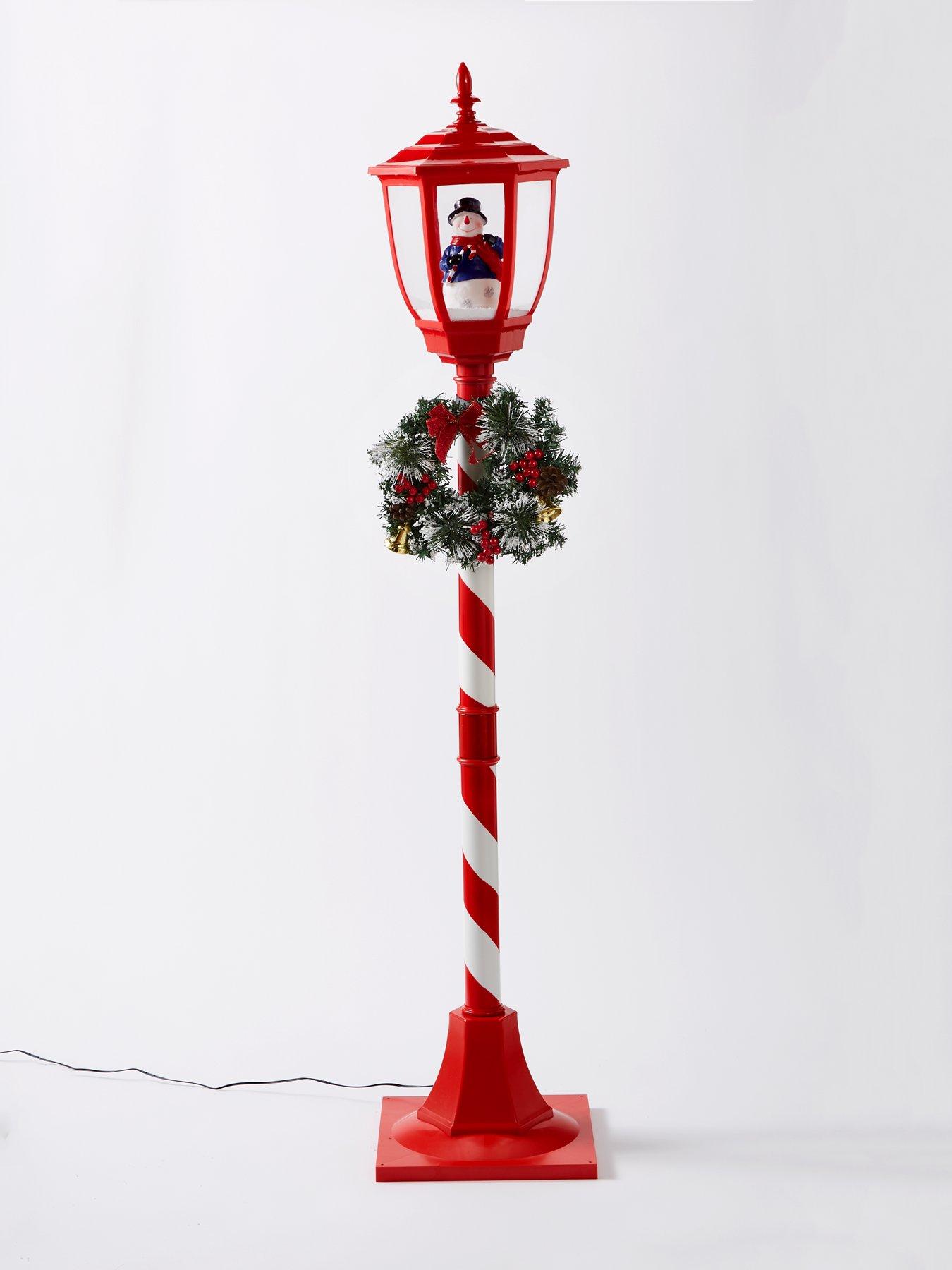 very-home-5ft-led-snowing-street-lamp-outdoor-christmas-decorationstillFront