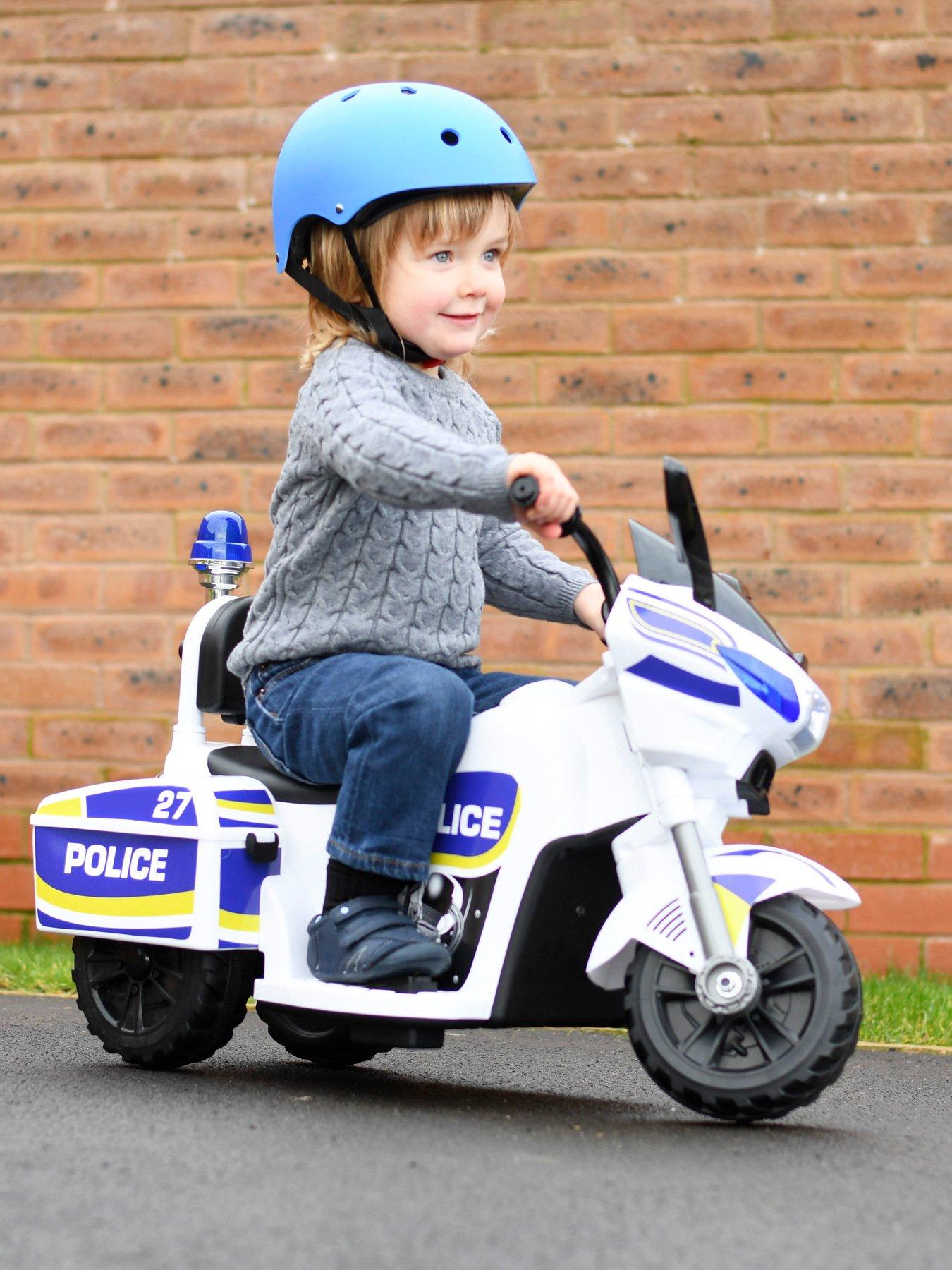 Kids ride on police sales motorcycle