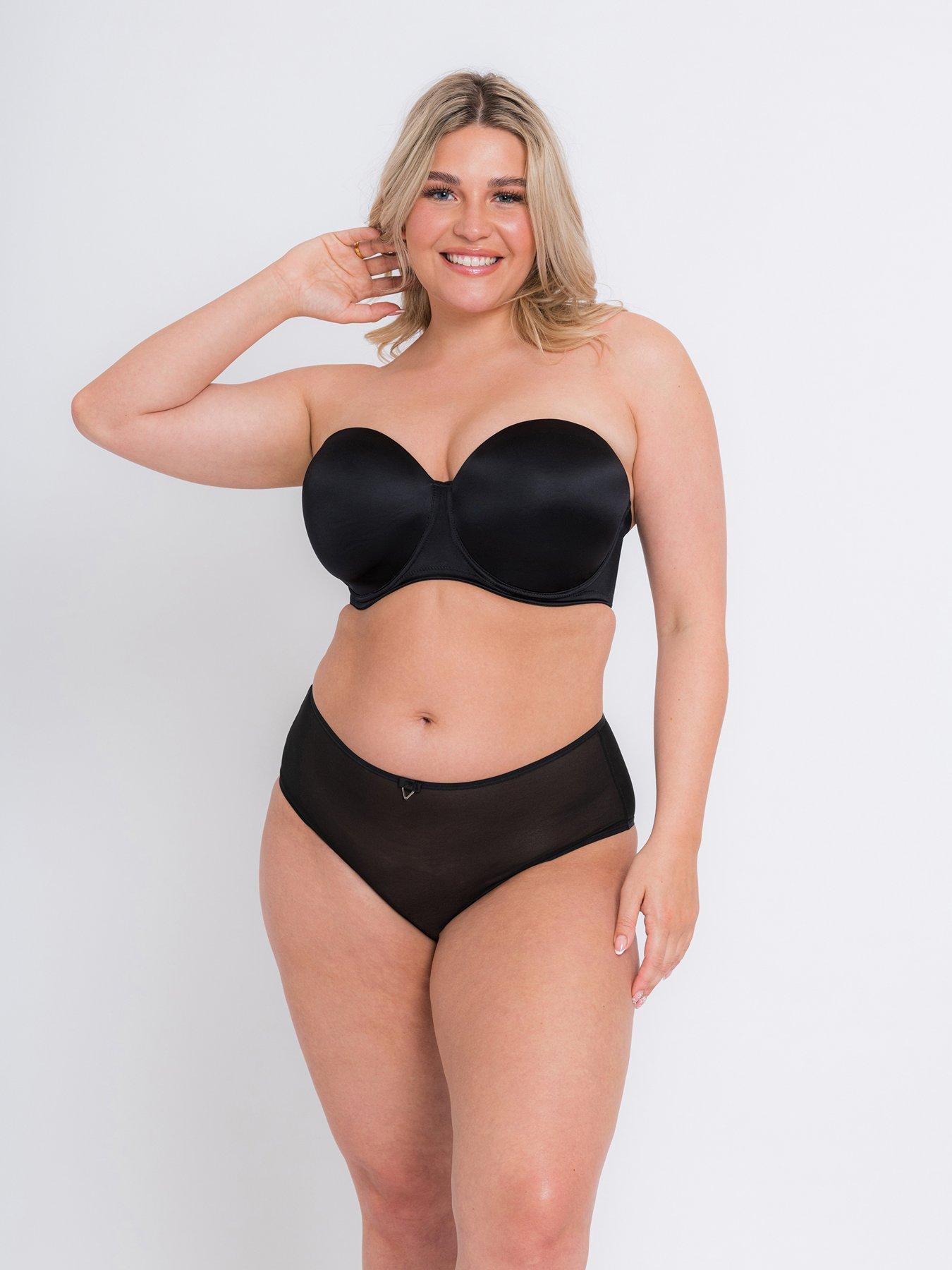 Curvy Kate Smoothie Strapless Moulded Bra Black - My Curves