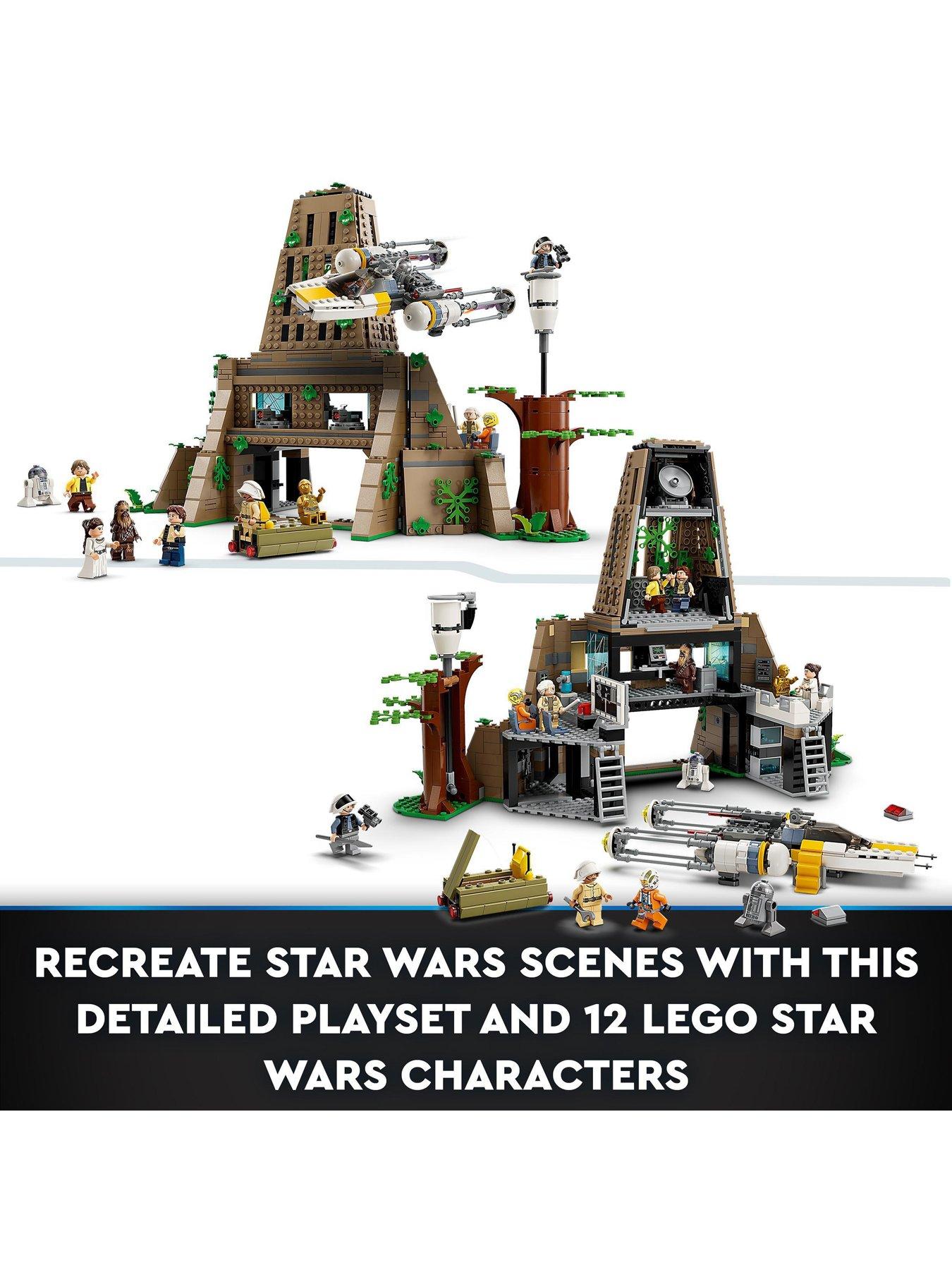 Image 3 of 7 of LEGO Star Wars Yavin 4 Rebel Base Set with Minifigures 75365