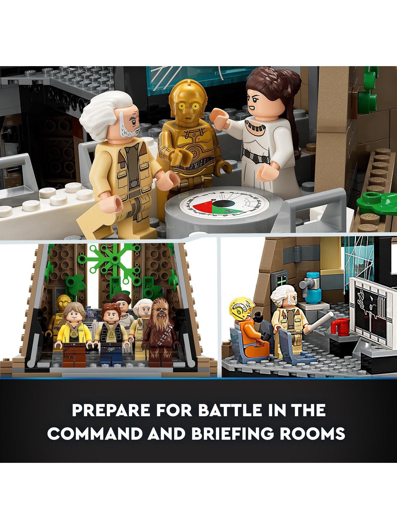 Image 4 of 7 of LEGO Star Wars Yavin 4 Rebel Base Set with Minifigures 75365