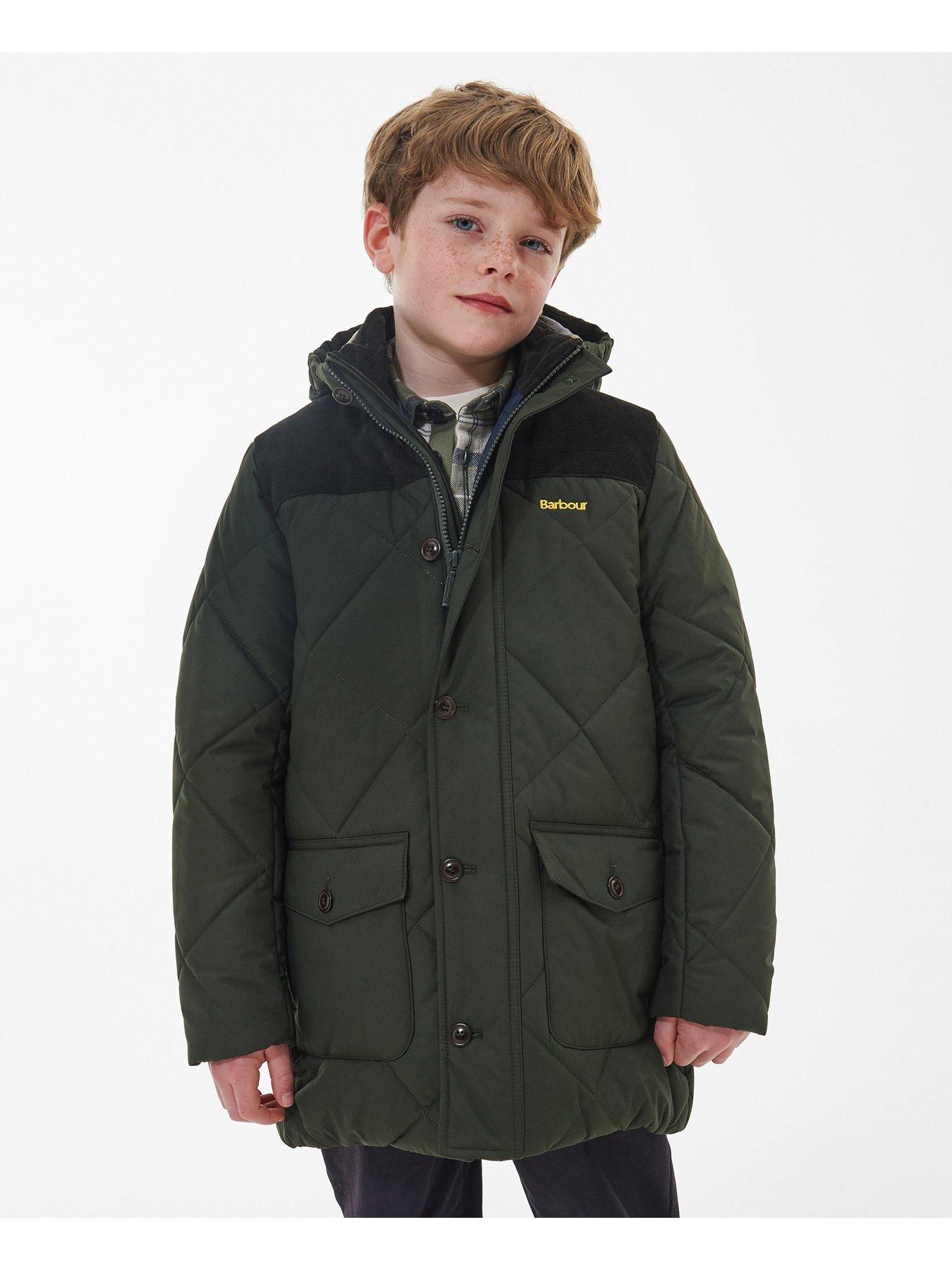 Boys barbour deals jacket