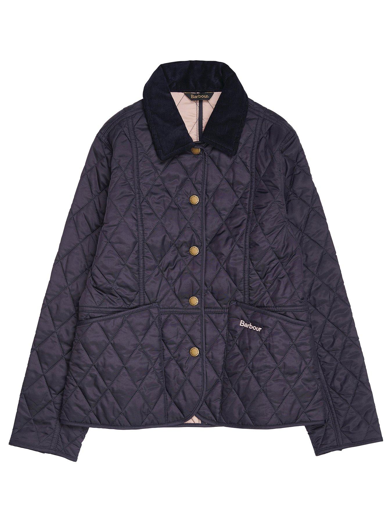 Childrens quilted barbour clearance jacket