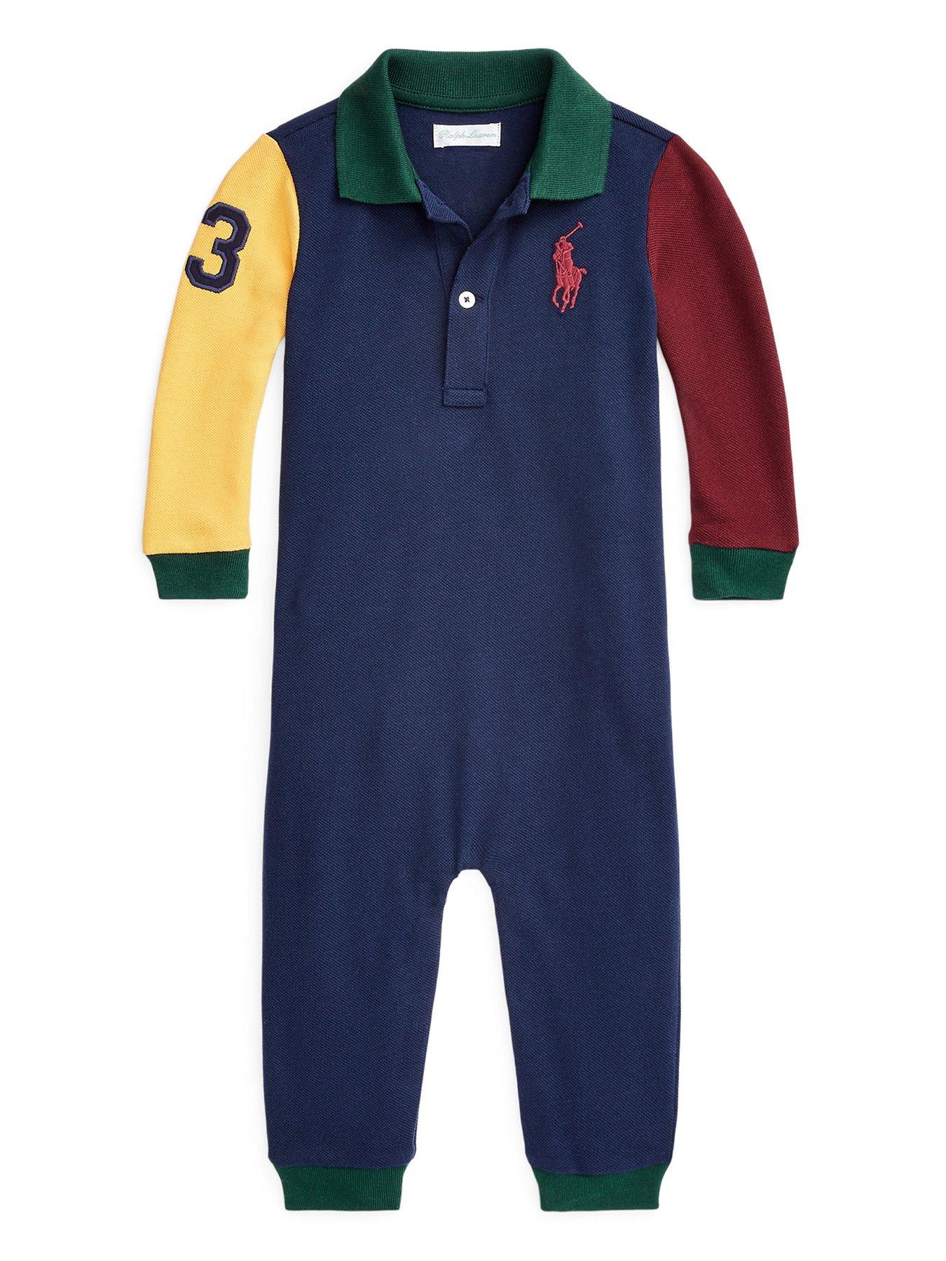 Ralph Lauren Baby Boys Classic All In One - Navy