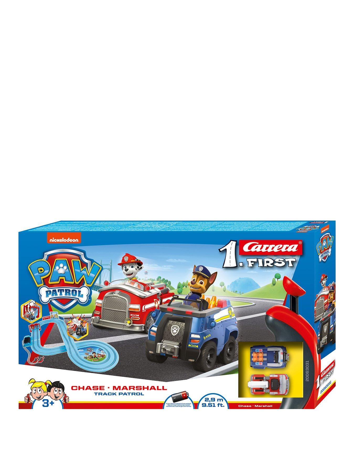 Paw Patrol Chase  &  Marshall Track Patrol - FIRST Slot Racing Set