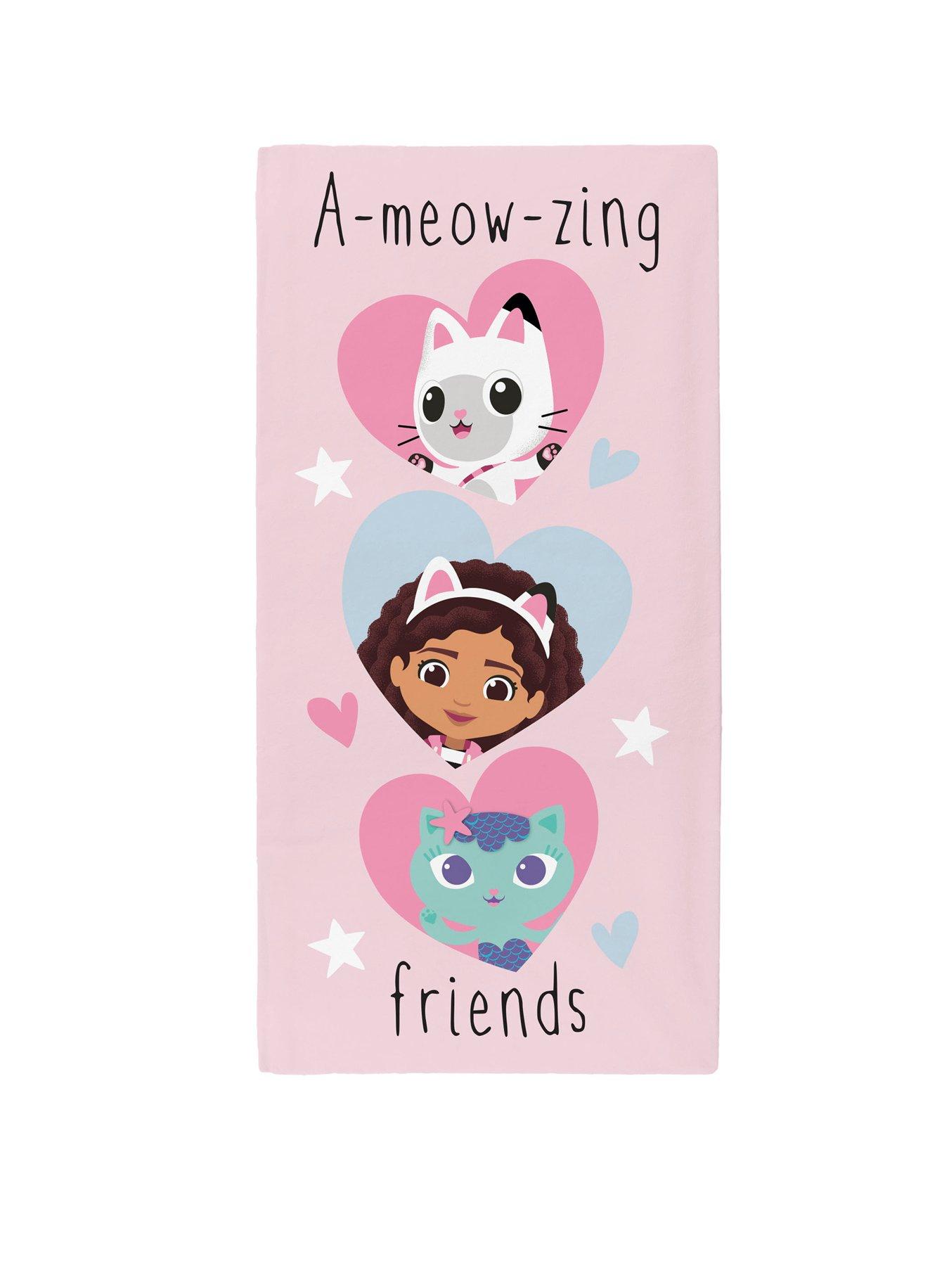 gabbys-dollhouse-a-meow-zing-friends-towelnbsp