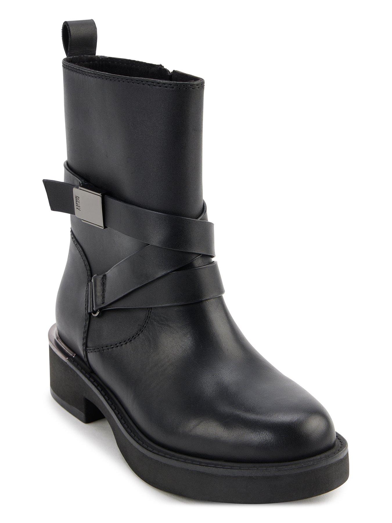 dkny-taeta-strappy-bootie-40mm-blackstillFront