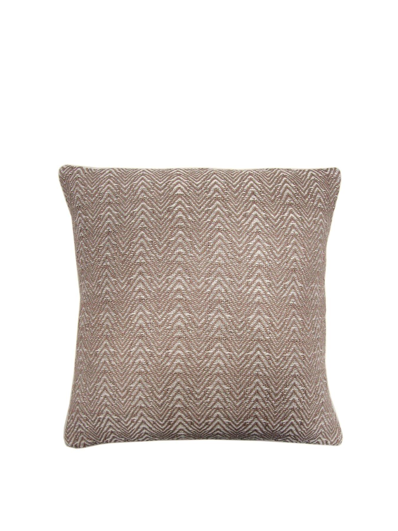 undefined Herringbone Cushion Linen