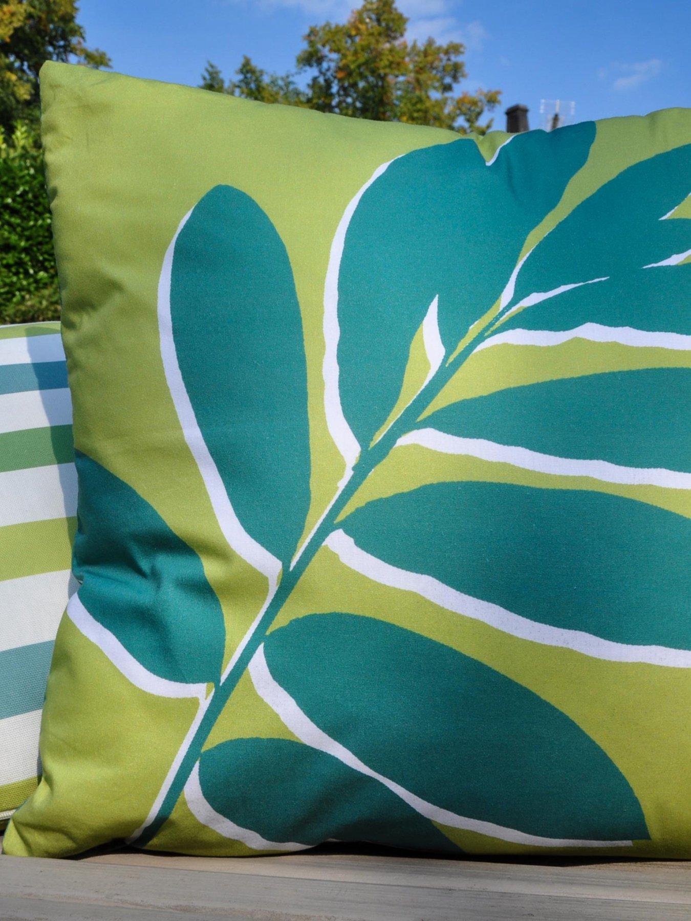Fusion Leaf Outdoor Cushion Green Very Ireland